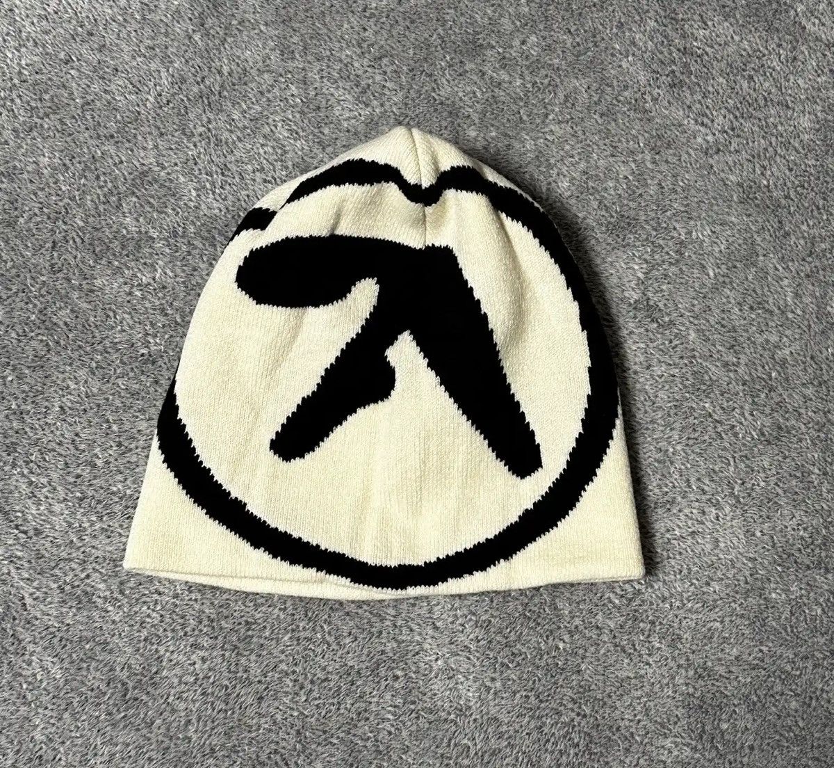 Vintage Vintage Y2K Aphex Twin Knit Logo Beanie Hat Japan Style