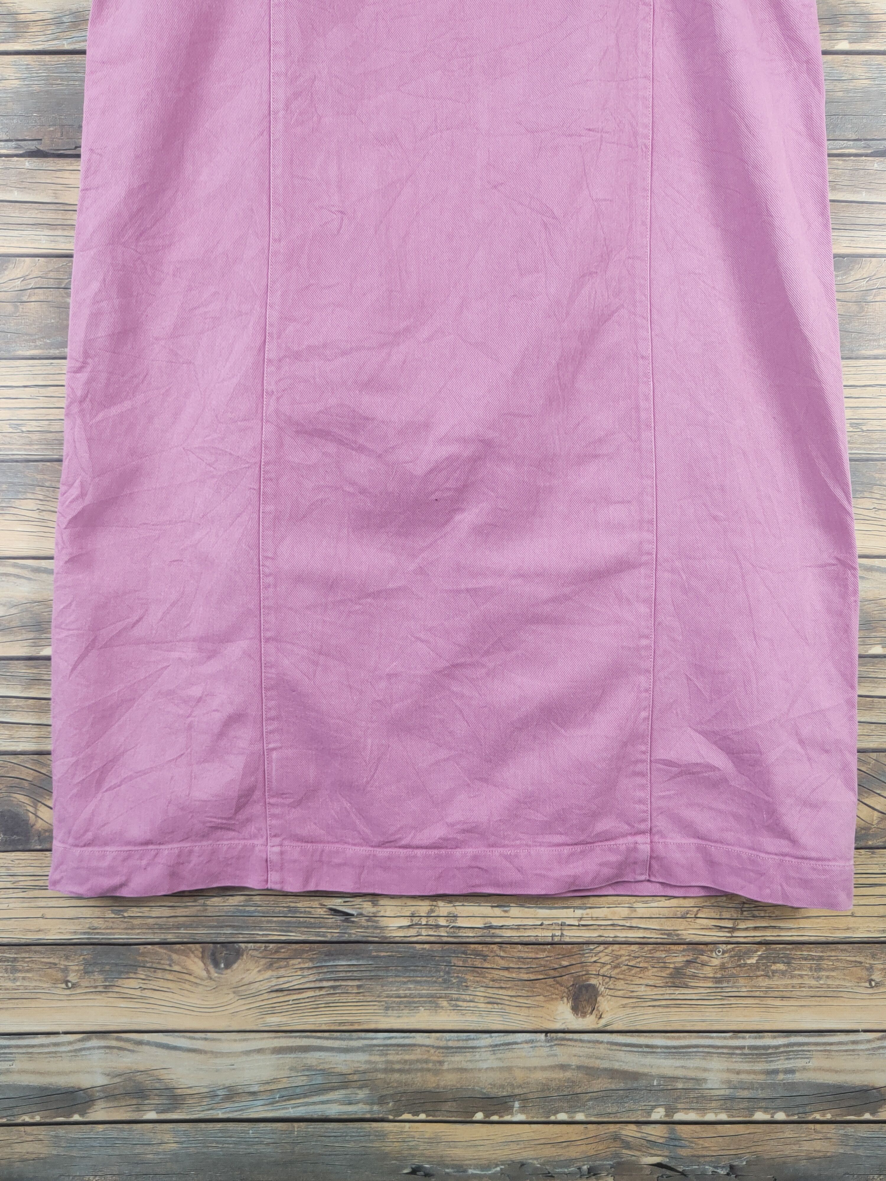 Other Alike Pink Denim Skirt Jumpsuits Size 42" / US 20 - 9 Thumbnail