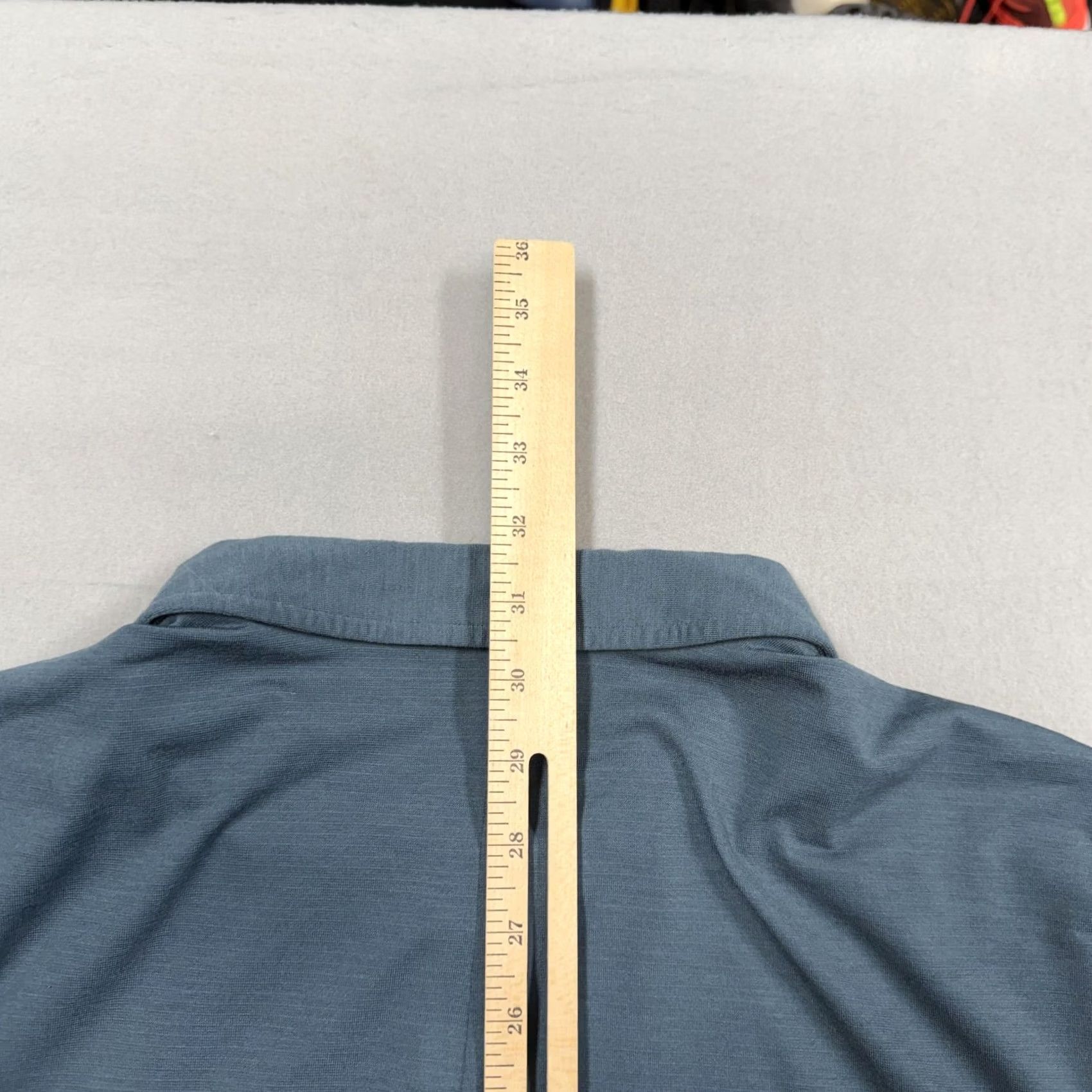 Lululemon Lululemon Polo Shirt Mens 2XL Blue Solid Golf Short Sleeve Performance Casual Shirt Size US XXL / EU 58 / 5 - 6 Thumbnail