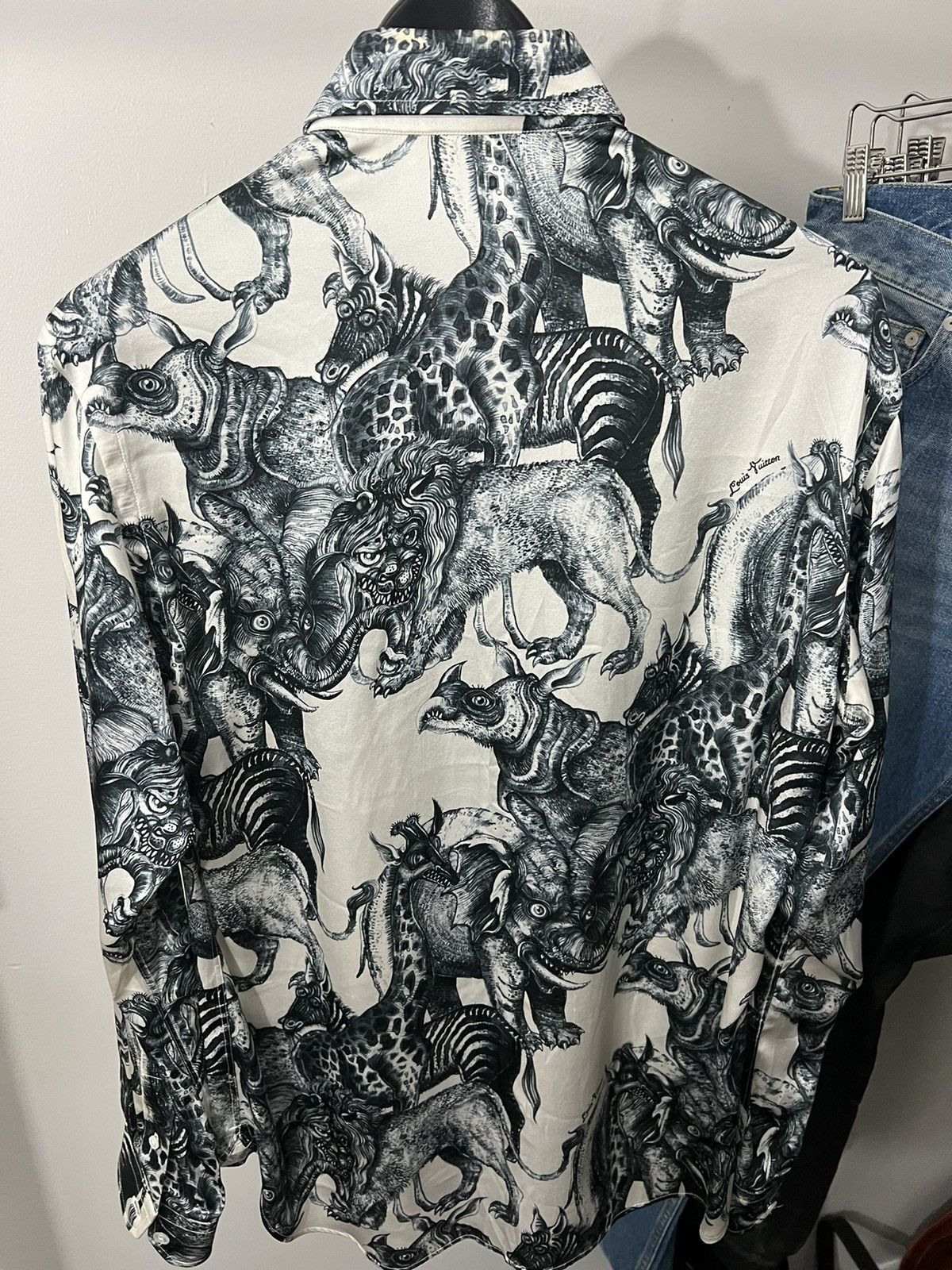 Louis Vuitton Kim jones/ Chapman brothers design silk shirt Size US S / EU 44-46 / 1 - 3 Thumbnail