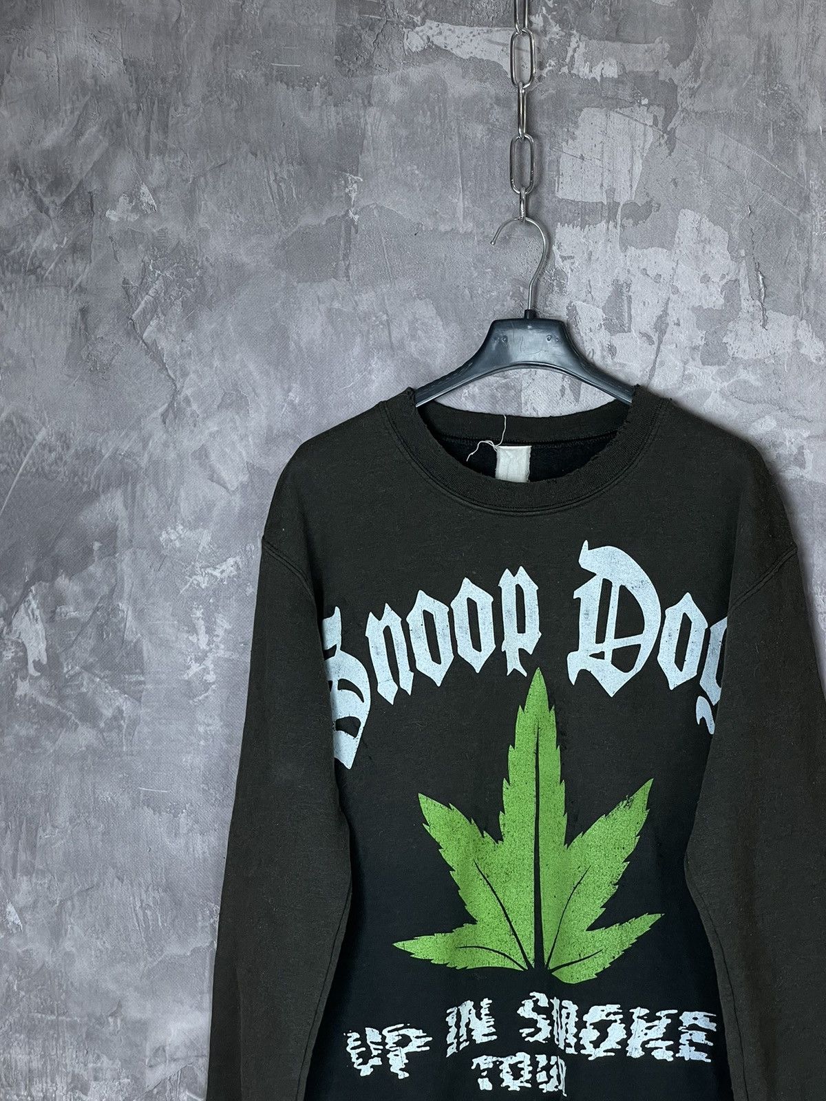 Snoop Dogg × Vintage Snoop Dog Vintage 90S Crazy Distressed Rasta Sweatshirt Size US M / EU 48-50 / 2 - 3 Thumbnail