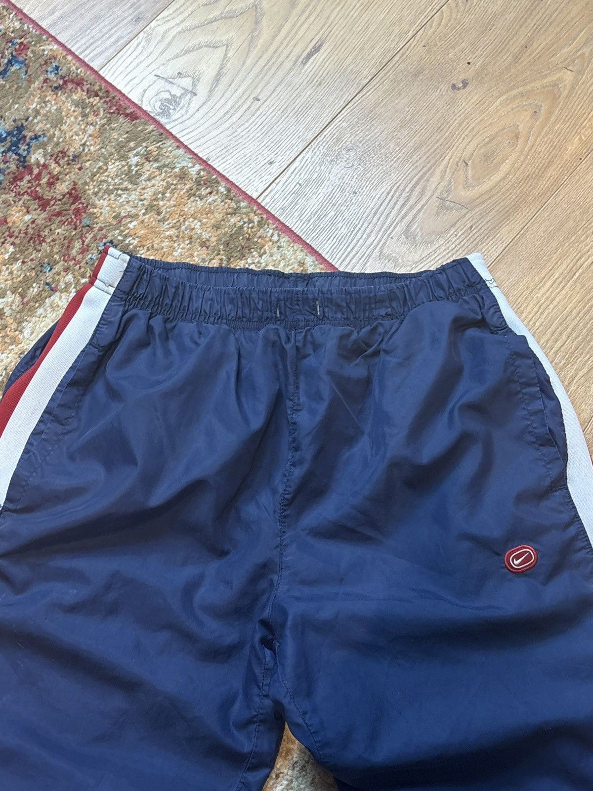 Nike 00s Nike Vintage Retro Oversized Track Pants Swoosh Logo Size US 33 - 6 Thumbnail