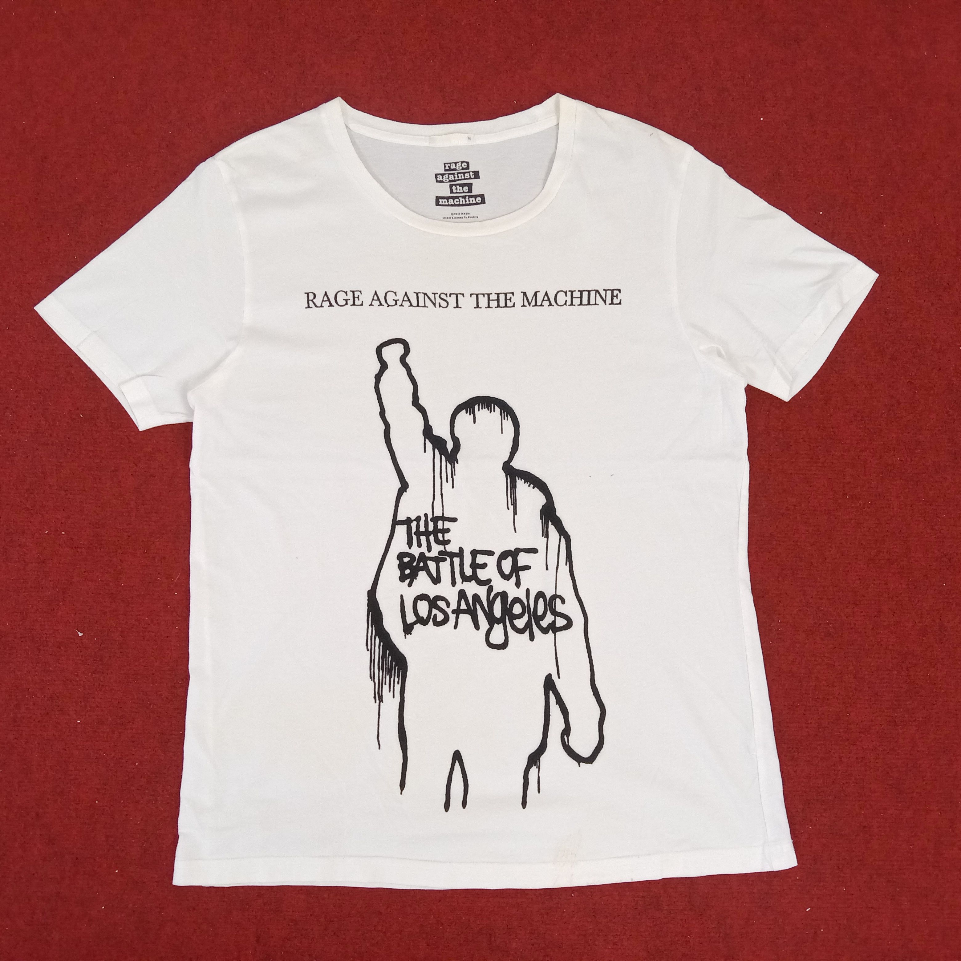Band Tees × Rage Against The Machine Rage Against The Machine Band Art Design Style Tshirt Size US M / EU 48-50 / 2 - 1 Thumbnail