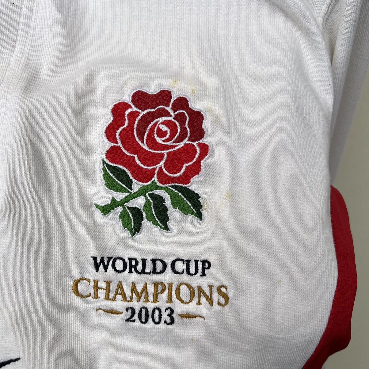 Nike × Vintage Nike 2003 England World Cup Champions Rugby Shirt Size US L / EU 52-54 / 3 - 4 Thumbnail