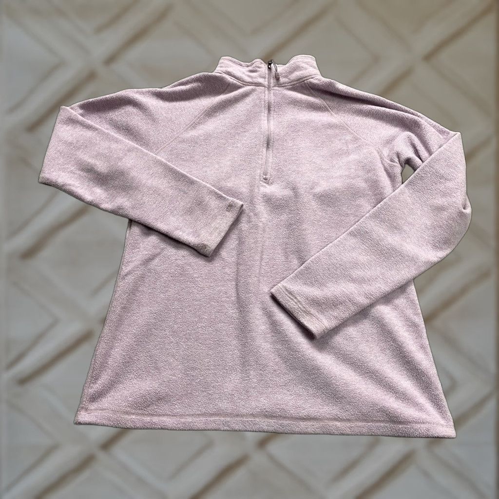 Eddie Bauer Eddie Bauer Fleece Jacket Womens Small Purple 1/4 Zip High Neck Outdoor Hiking Jacket Shirt? Size S / US 4 / IT 40 - 1 Thumbnail