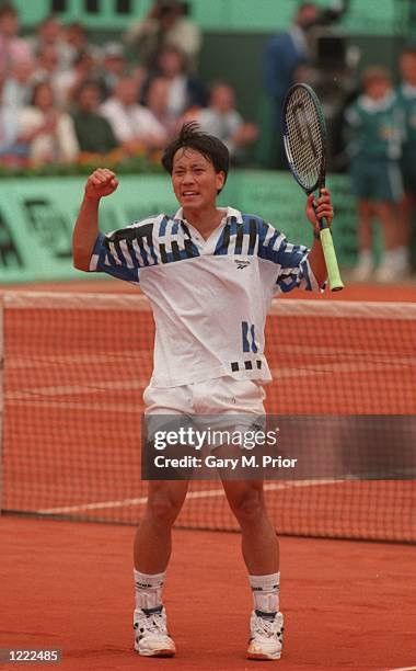 Reebok Vintage 90s Reebok Michael Chang Tennis Polo Shirt Size US L / EU 52-54 / 3 - 15 Thumbnail