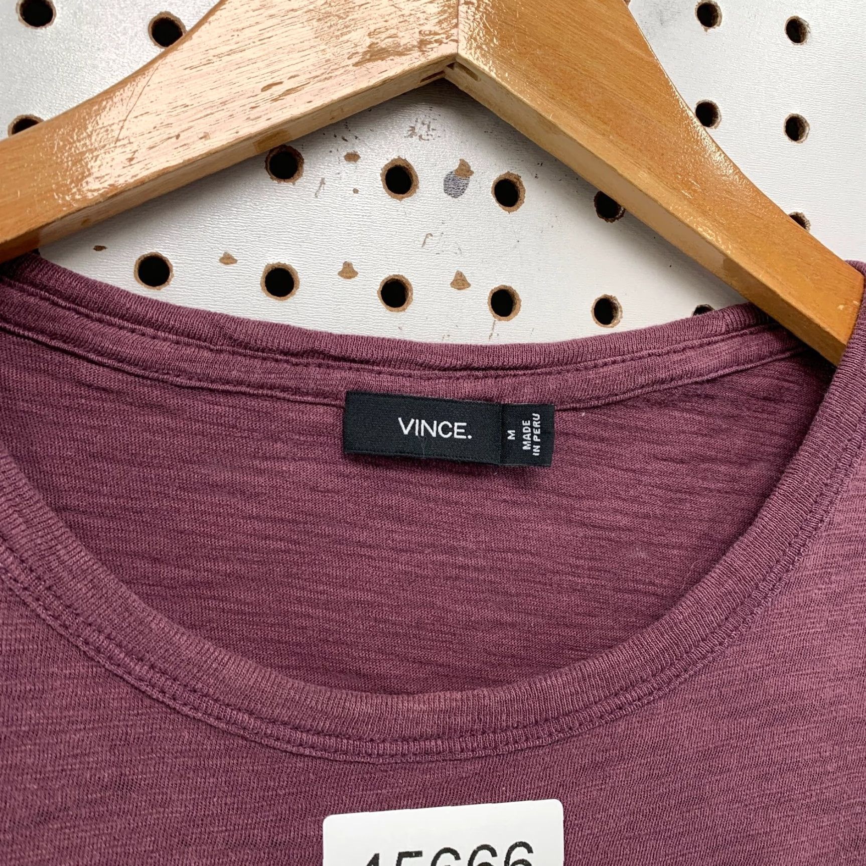 Vince Vince Shirt Mens Medium Purple Crewneck Preppy Business T Shirt Size US M / EU 48-50 / 2 - 4 Thumbnail