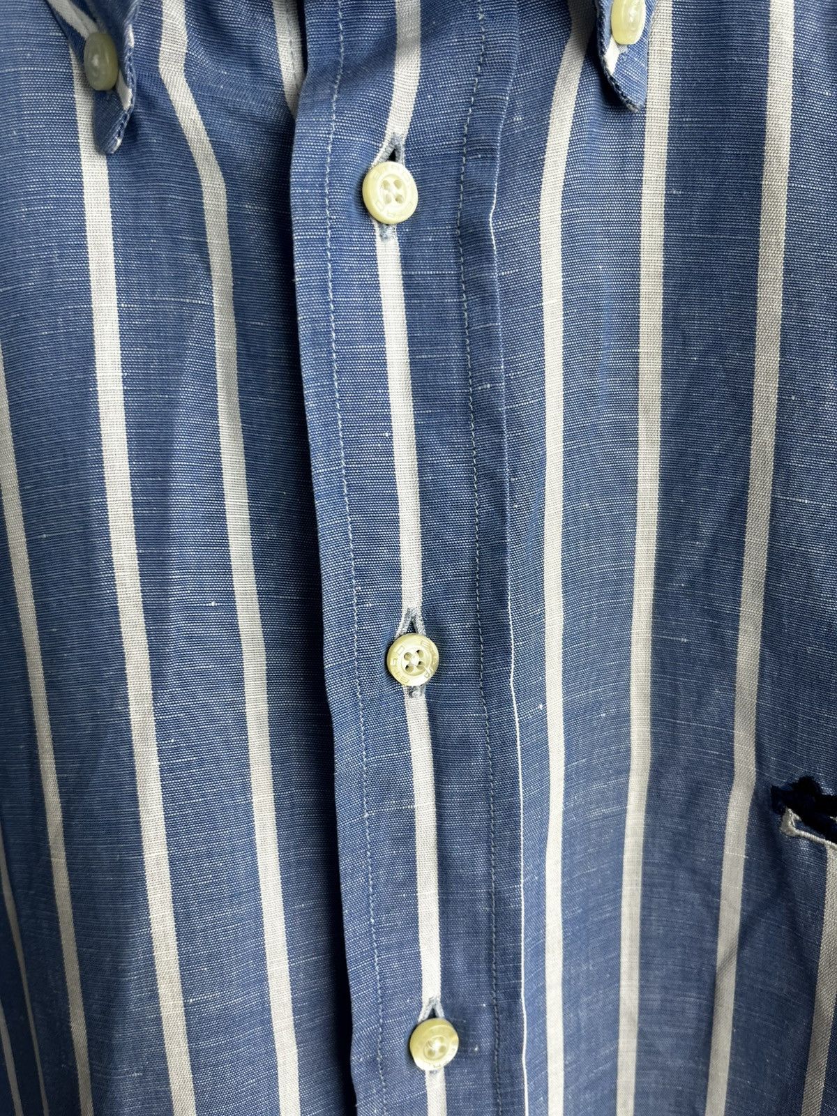 Etro Etro bitton shirt lino Size US M / EU 48-50 / 2 - 8 Thumbnail