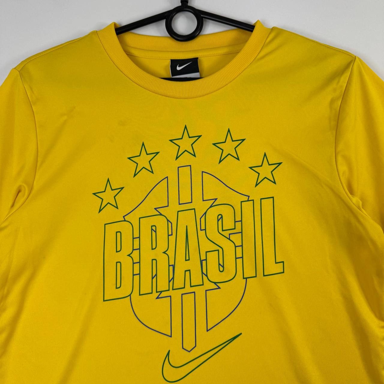 Nike Nike Brazil CBF Training Shirt 361391-703 Boys Size L 12-13Y Size US S / EU 44-46 / 1 - 2 Thumbnail