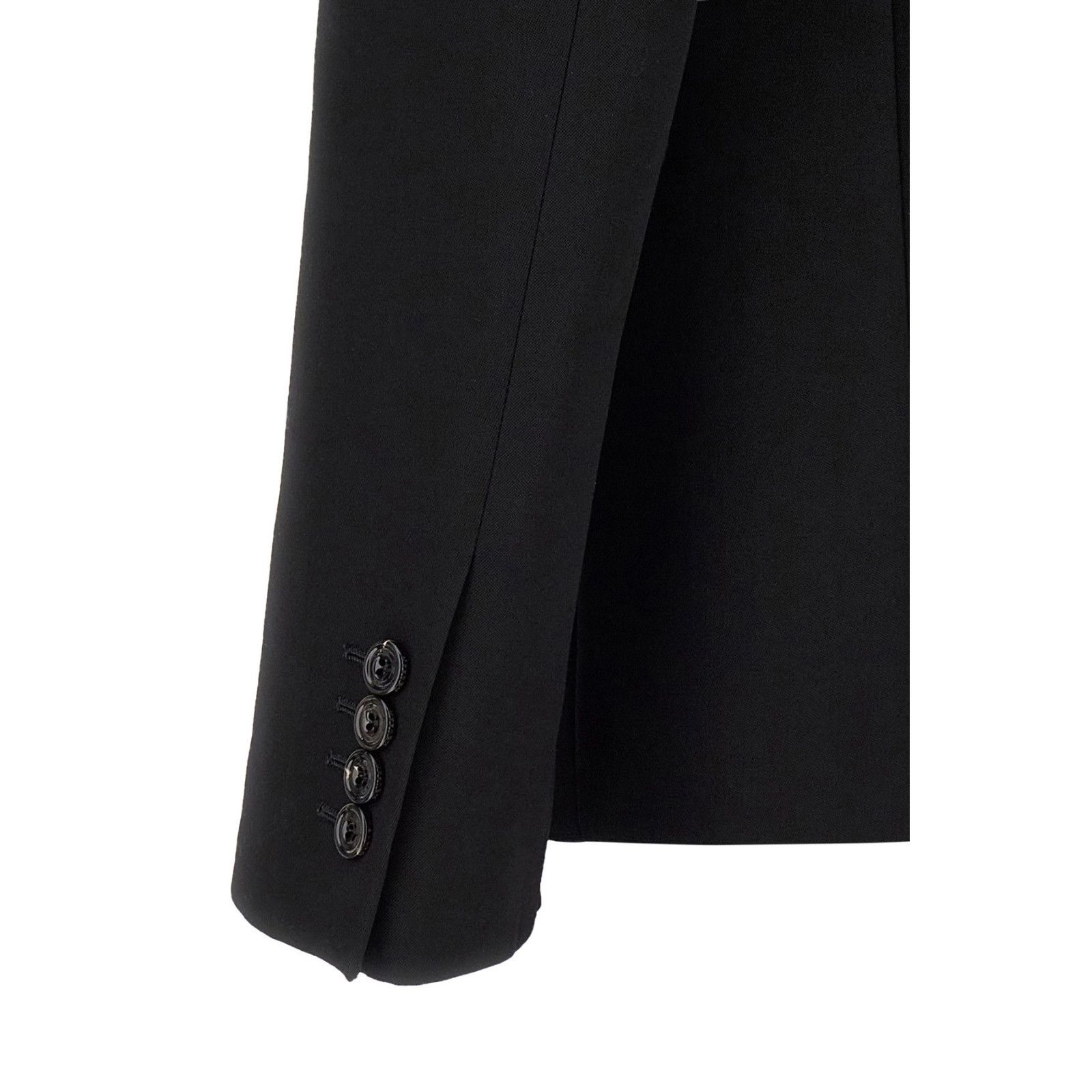 Alexander McQueen ALEXANDER MCQUEEN Black Wool Blazer Jacket New & Authentic ( Size US L / EU 52-54 / 3 - 4 Thumbnail