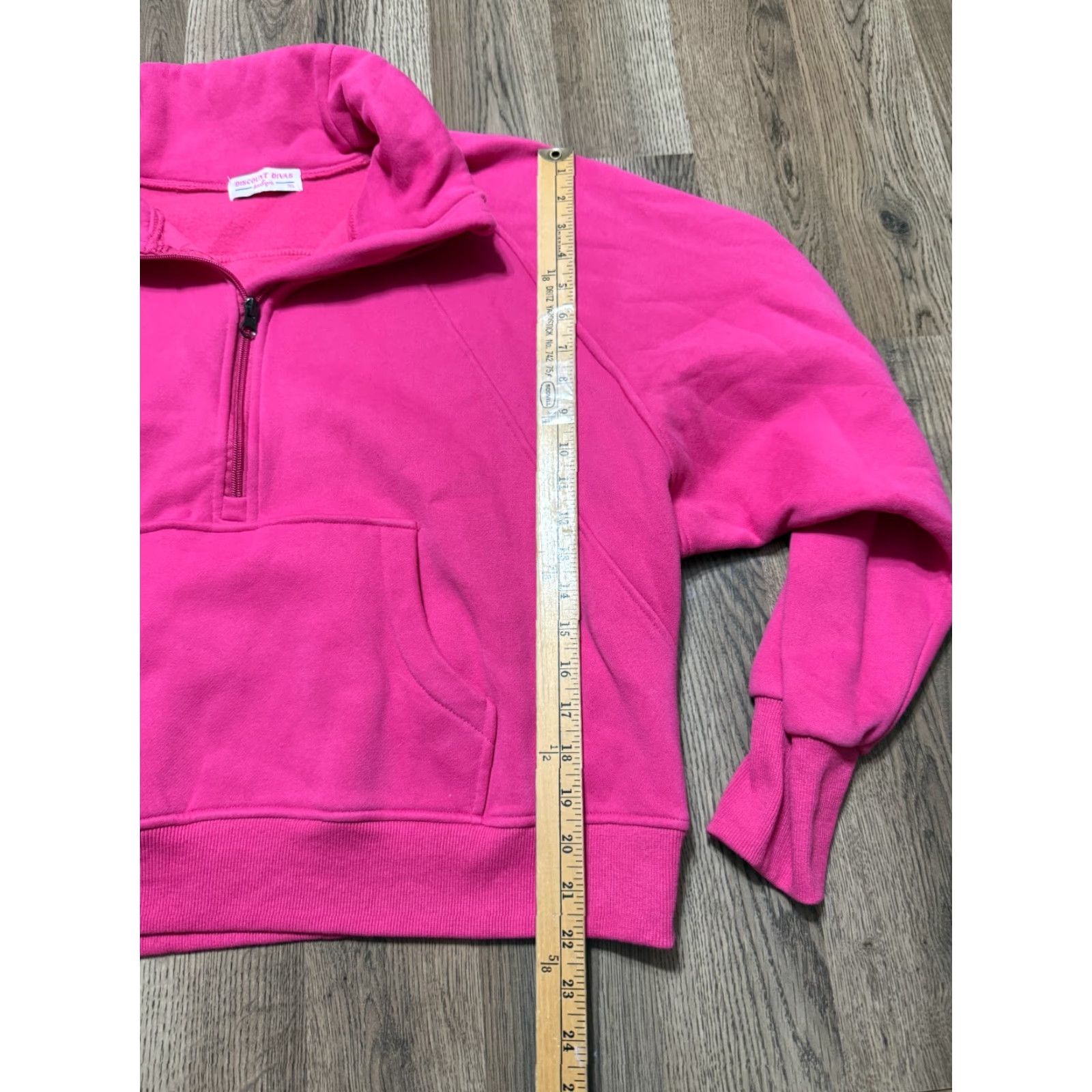 Vintage Discount Divas Sweater Half Zip Pullover Women's Size 1XL Pink Knit Casual Pullover Winter Womens Size XL / US 12-14 / IT 48-50 - 7 Thumbnail
