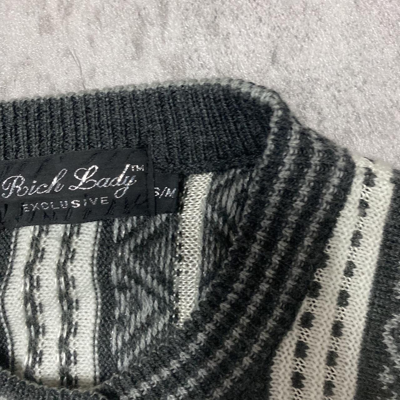 Other Black and white vintage 80s cardigan cardigan Size US S / EU 44-46 / 1 - 3 Thumbnail