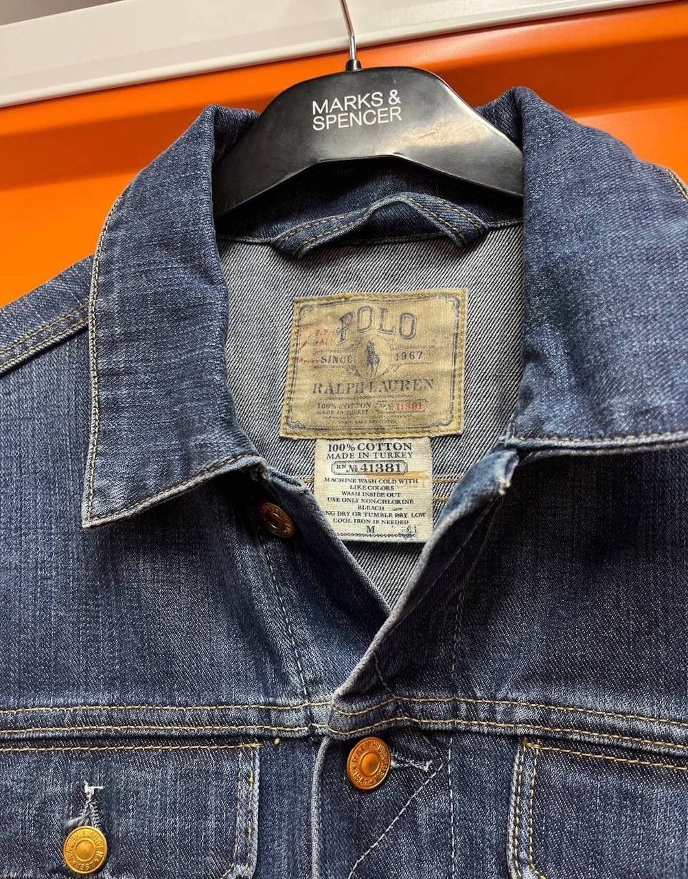 Polo Ralph Lauren 90’s Vintage POLO RALPH LAUREN Denim Jacket rare Size US M / EU 48-50 / 2 - 4 Thumbnail