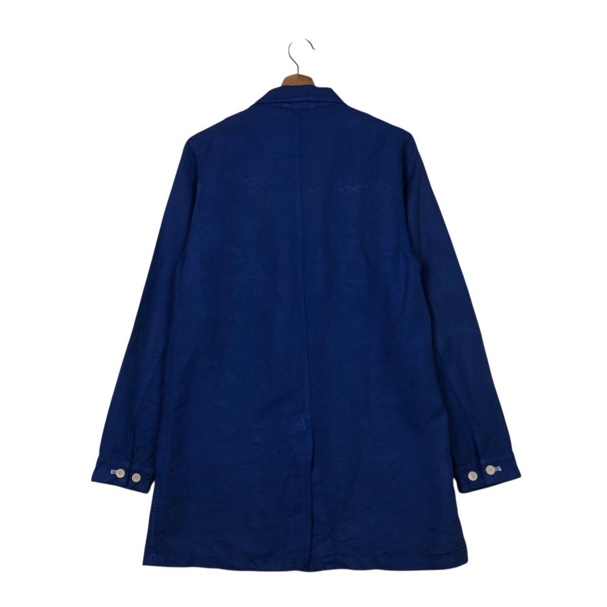 Japanese Brand 📌Rich Blue Vintage Chore Jacket Slick Issey Miyake Size US M / EU 48-50 / 2 - 9 Thumbnail