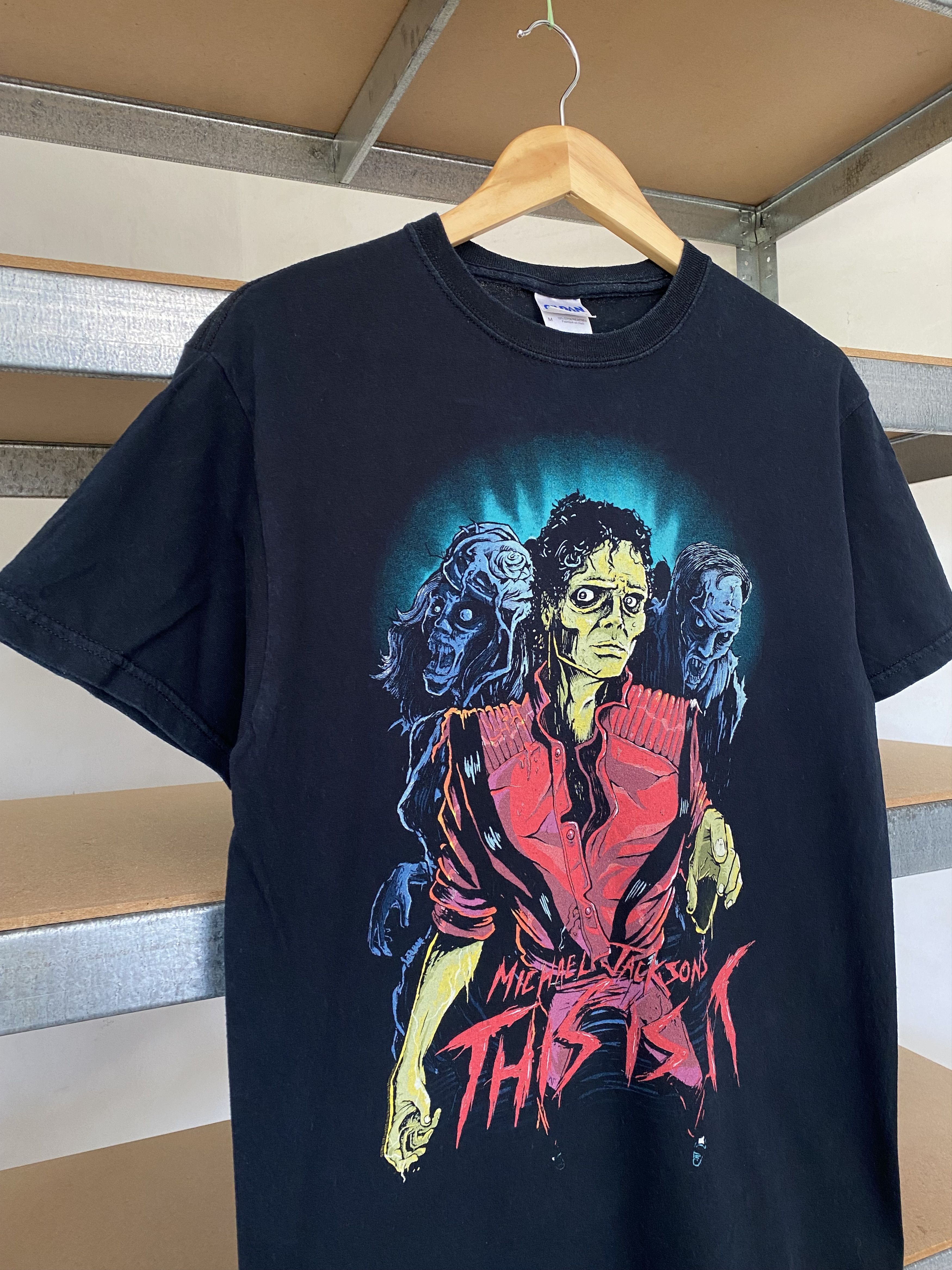 Band Tees Michael Jackson 2000s Vintage Rock Horror T-shirt Size US M / EU 48-50 / 2 - 3 Thumbnail