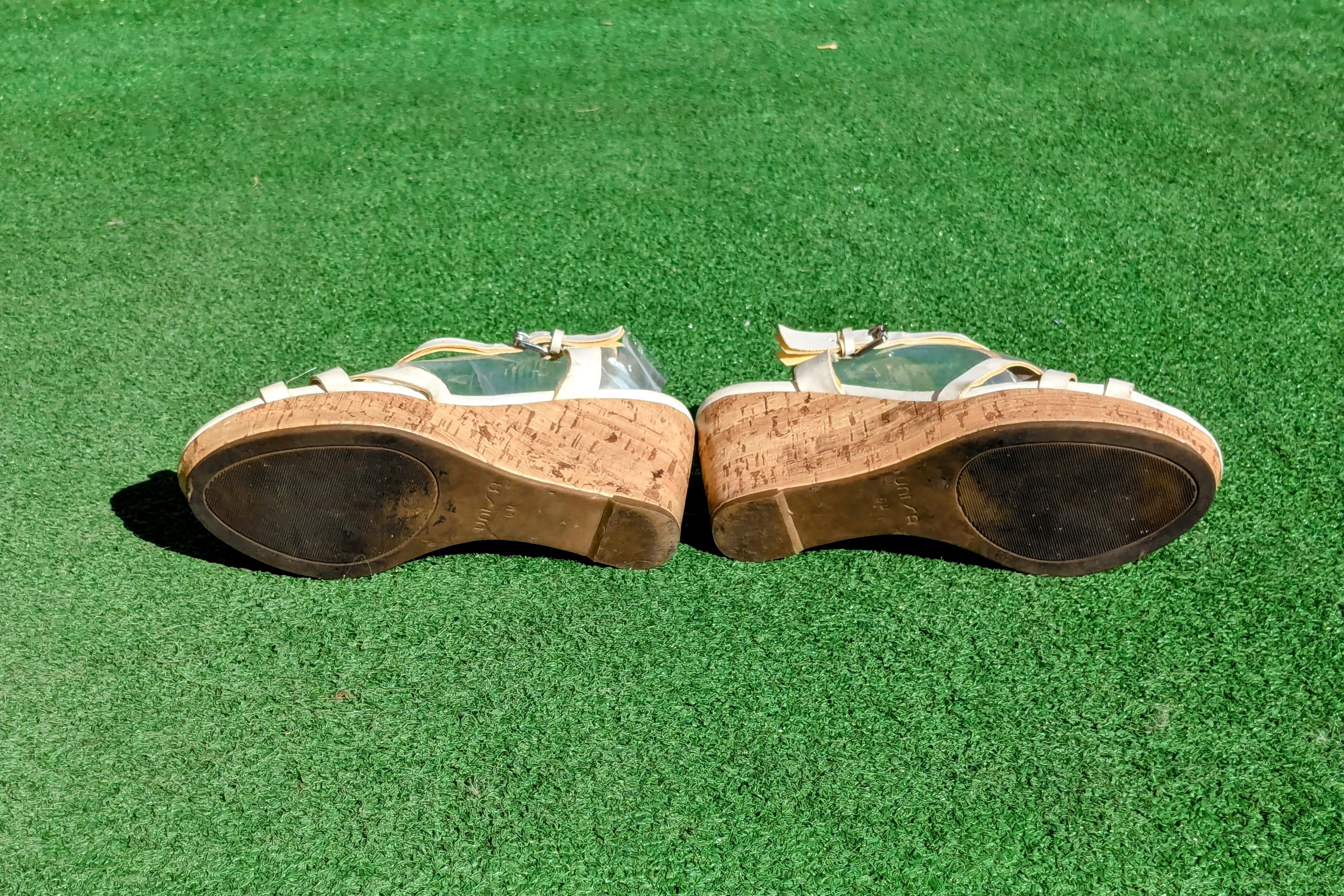 Other Unisa Kelsie Platform Cork Heel Wedge Strap Sandal Shoes Size US 6 / IT 36 - 2 Thumbnail
