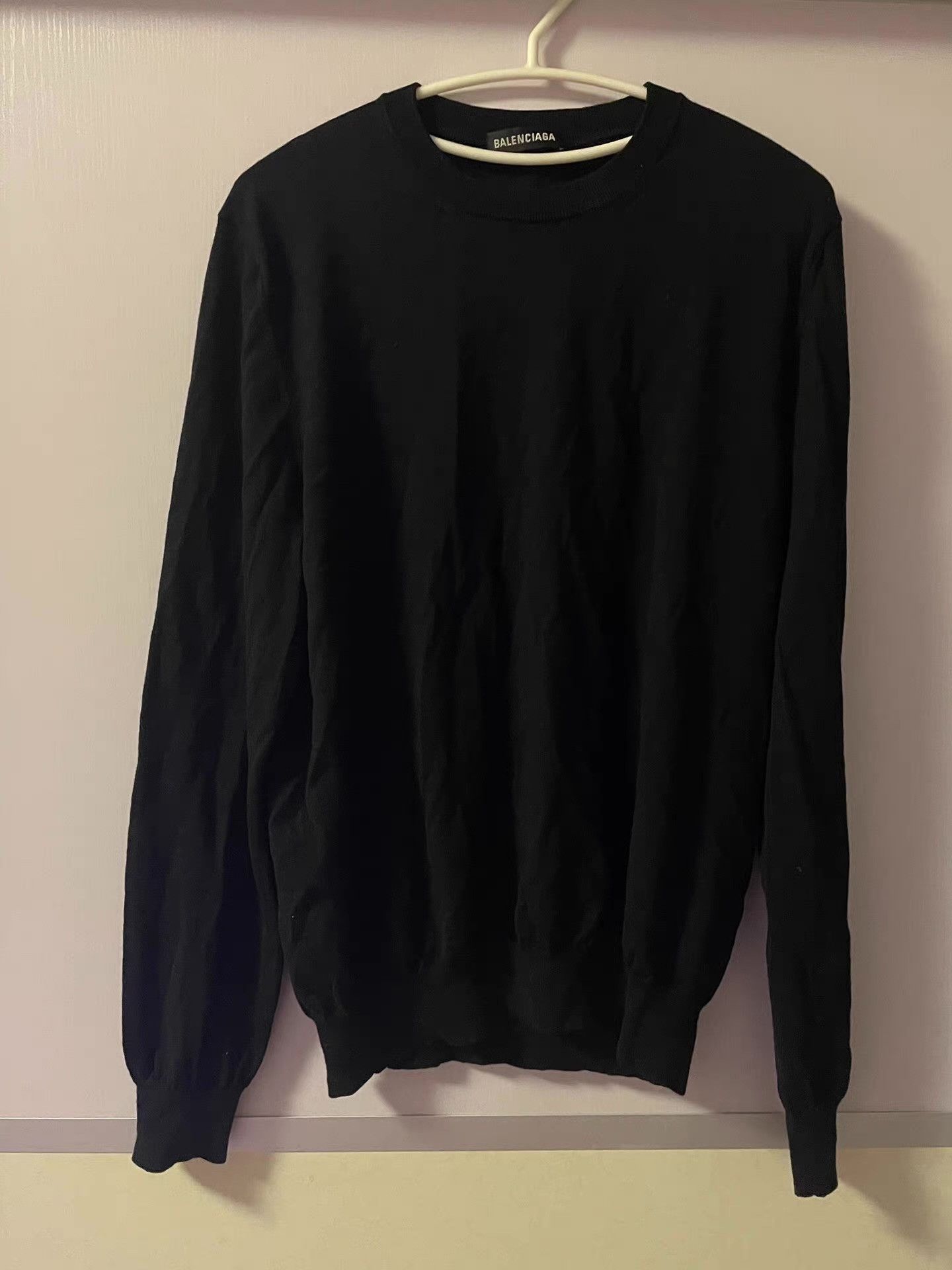 Balenciaga Balenciaga black wool sweater Q4 Size US M / EU 48-50 / 2 - 2 Thumbnail