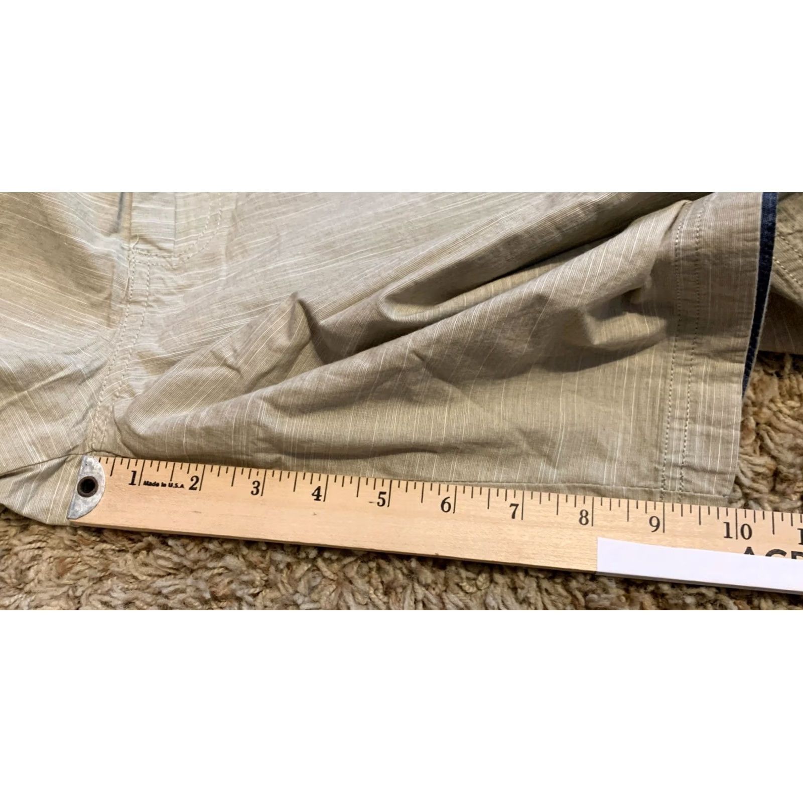 Flag & Anthem Flag & Anthem Mens 30 Khaki Chino Shorts Lightweight Core Stretch BB NWT Size US 30 / EU 46 - 5 Thumbnail