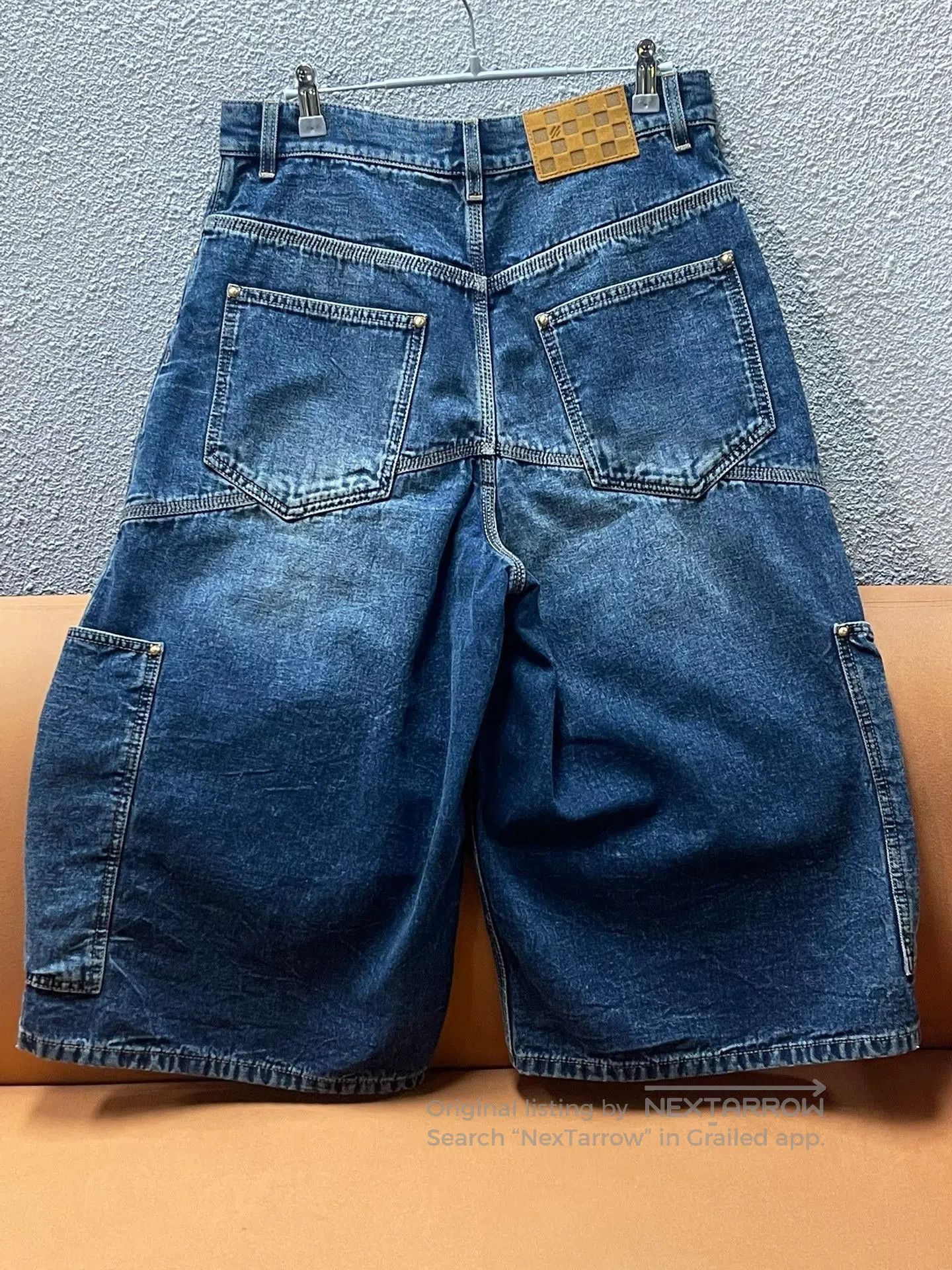 Louis Vuitton Louis Vuitton x Nigo Denim Shorts. Size US 29 - 2 Thumbnail