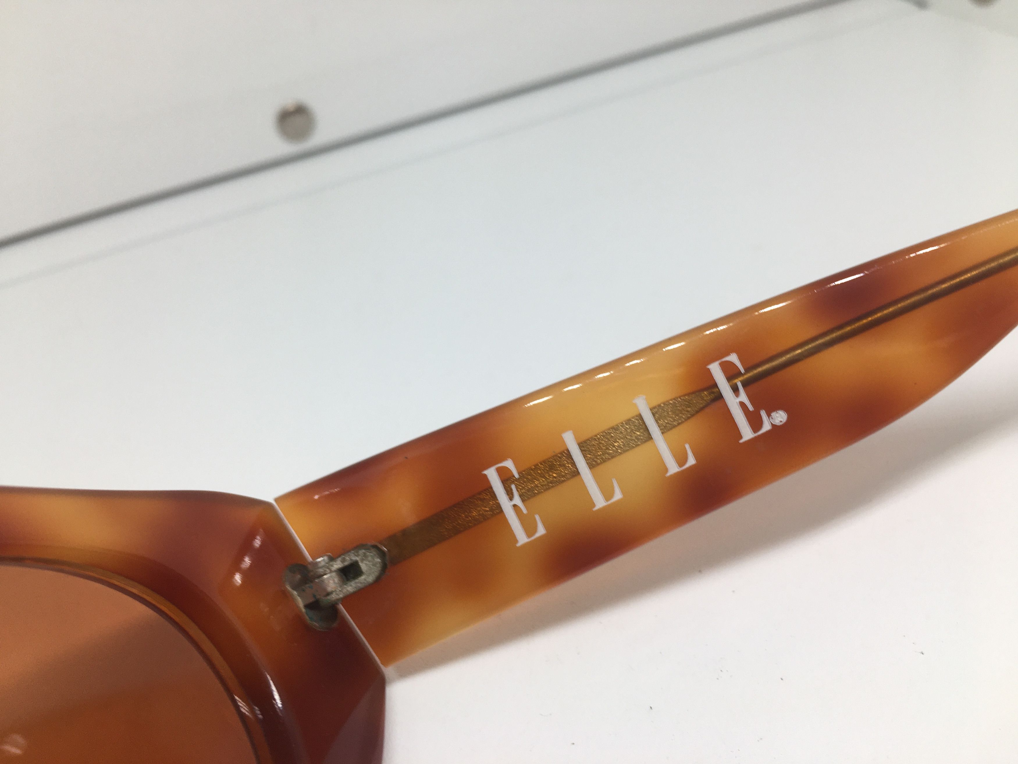 Vintage Vintage ELLE Tokyo Tortoise Sunglasses Frame Made in France Size ONE SIZE - 4 Thumbnail
