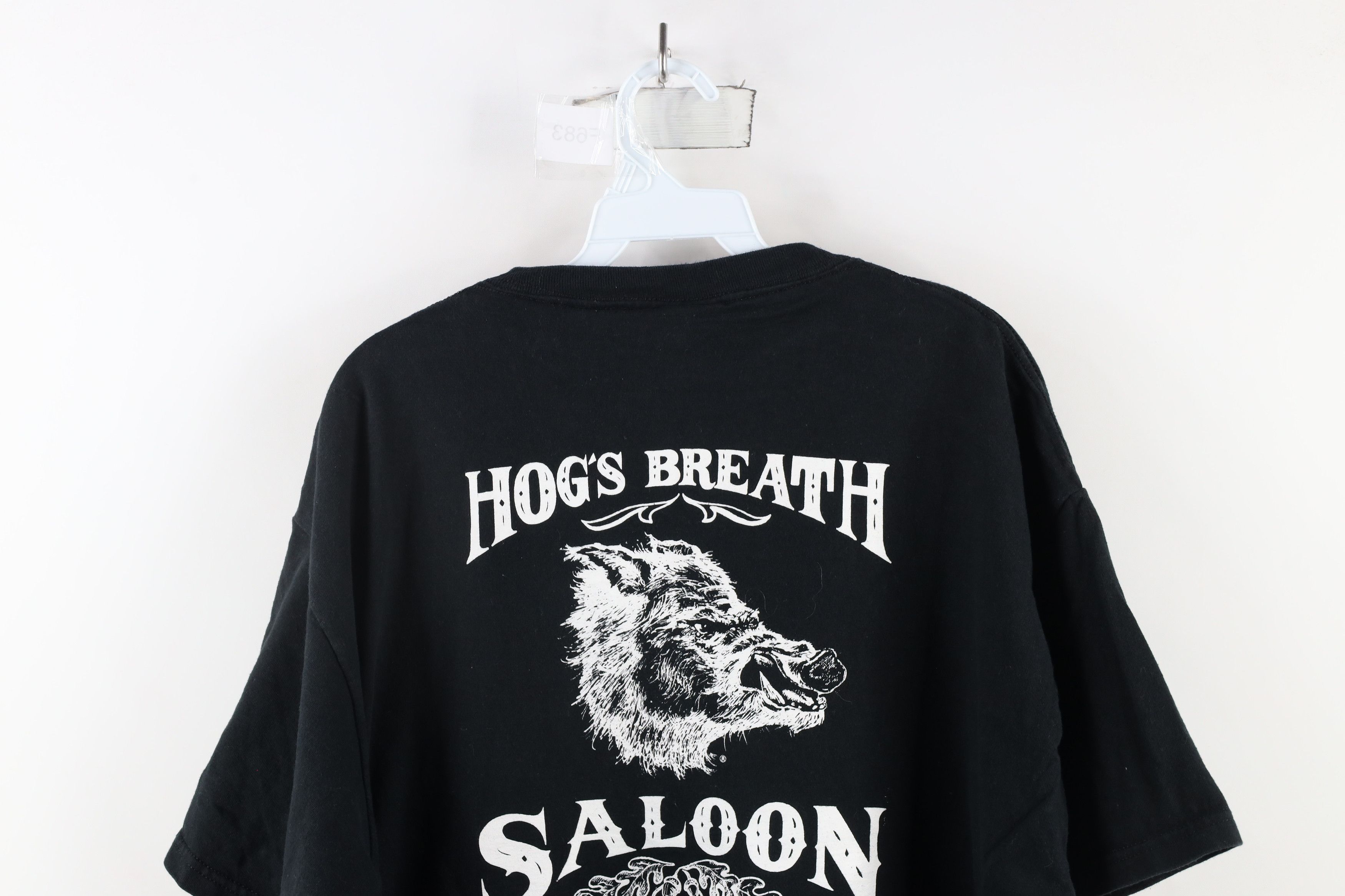Vintage Vintage Spell Out Hogs Breath Saloon Short Sleeve T-Shirt Size US XL / EU 56 / 4 - 13 Thumbnail