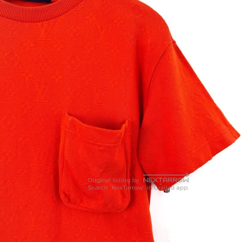 Louis Vuitton Louis Vuitton Red dark stripe full printed logo short slee Size US XS / EU 42 / 0 - 5 Thumbnail