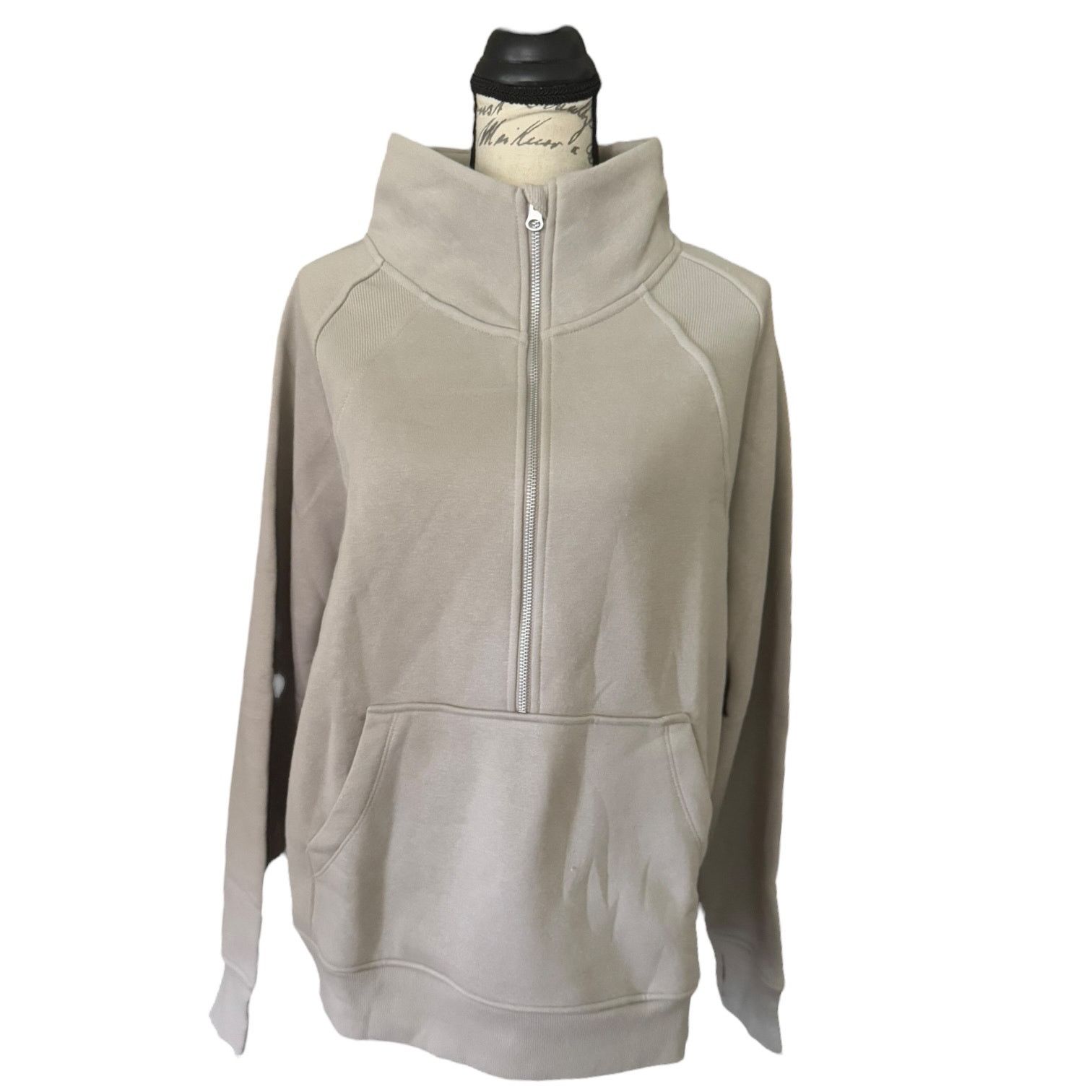 Other Danskin Mock Neck Mixed Rib Half Zip Pullover Jacket Size 2X Size XXL / US 16-18 / IT 52-54 - 1 Thumbnail