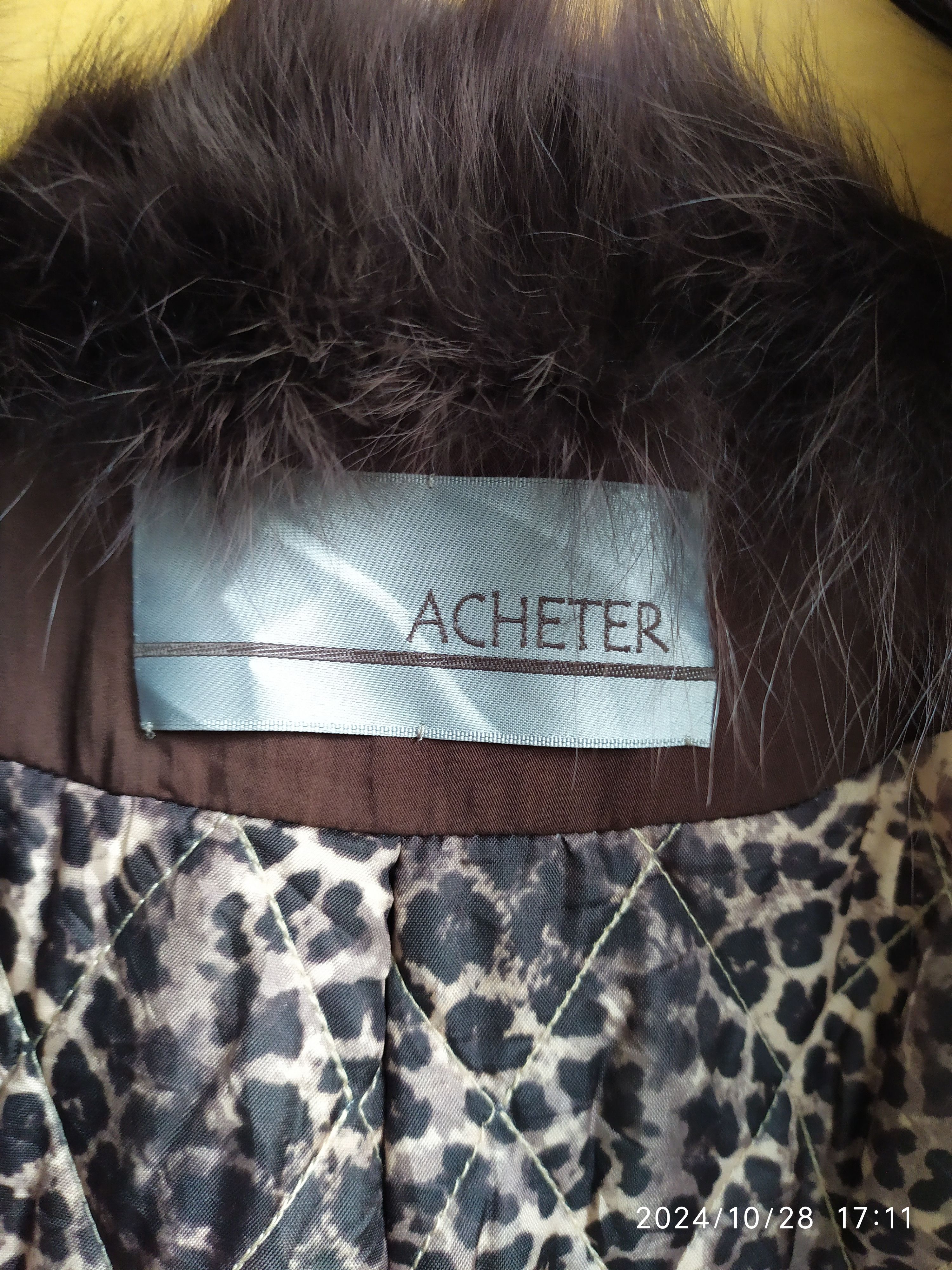 If Six Was Nine × Japanese Brand Vintage Acheter Fur brown Long jacket Size US L / EU 52-54 / 3 - 9 Thumbnail