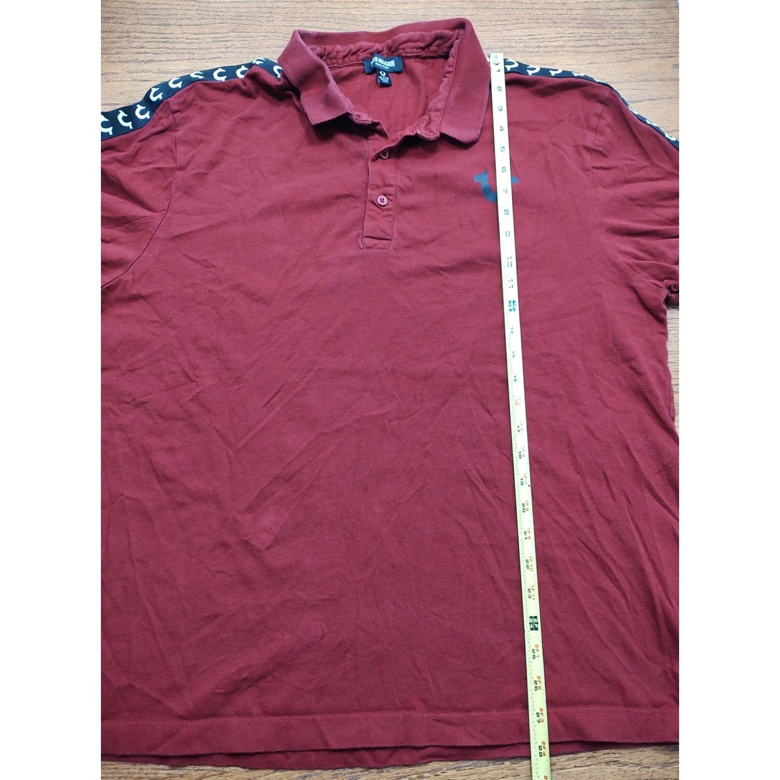 True Religion True Religion Polo Shirt Red Mens XL Shirt Regular Short Sleeve Collared Button Cotton 100% Designer Logo Vintage: No Size US XL / EU 56 / 4 - 6 Thumbnail