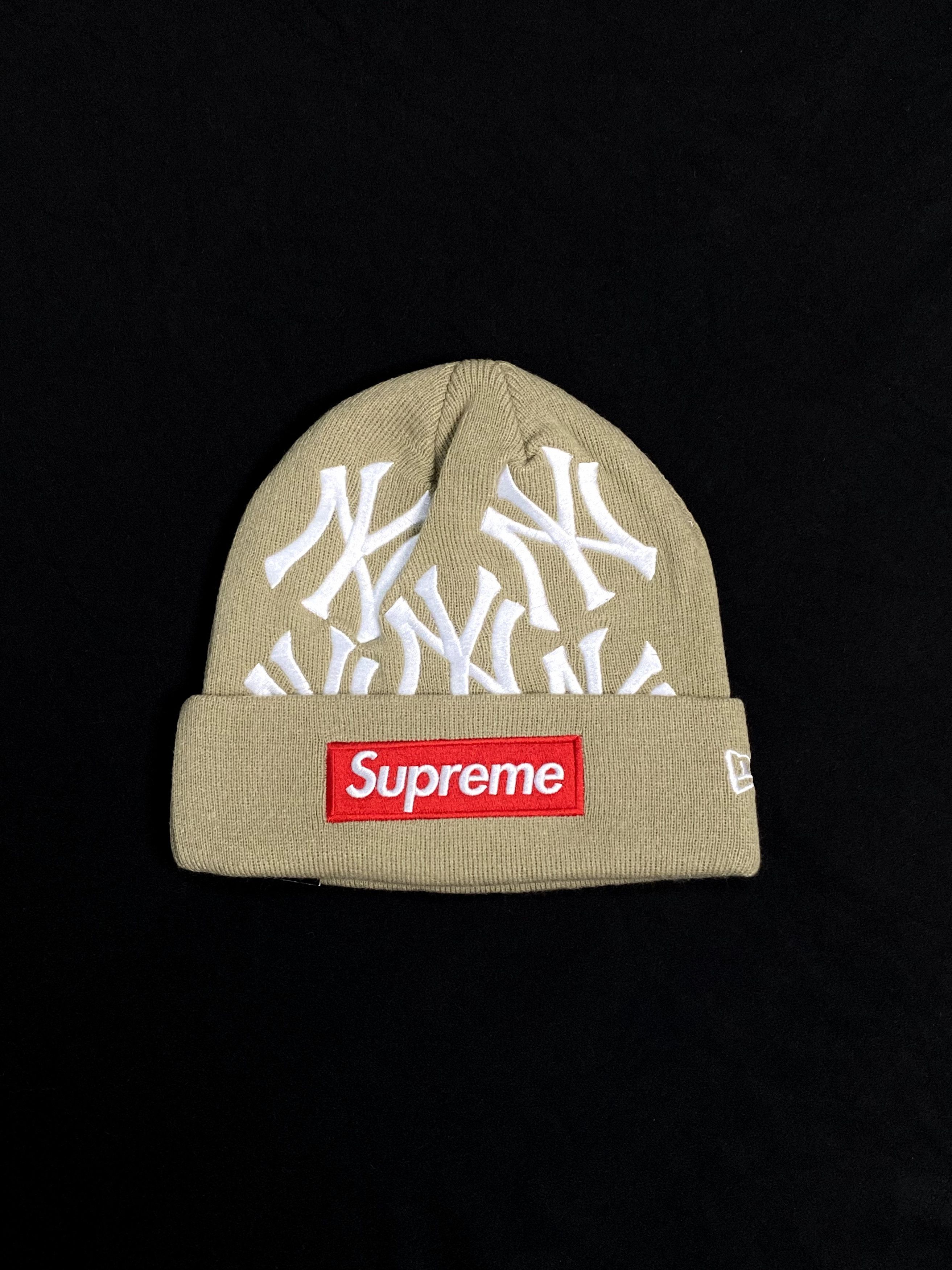 帽子 Supreme New york Yankees Box Logo Beanie Supreme New York Yankees™ New Era Box Logo Beanie (FW21) - $68