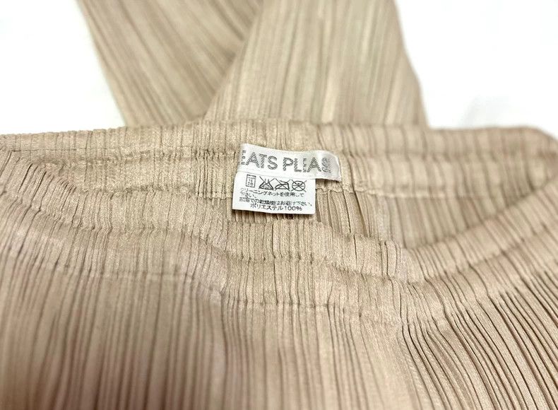 Issey Miyake issey miyake size:2 Beige pleated pants Size 42" / US 20 - 2 Thumbnail
