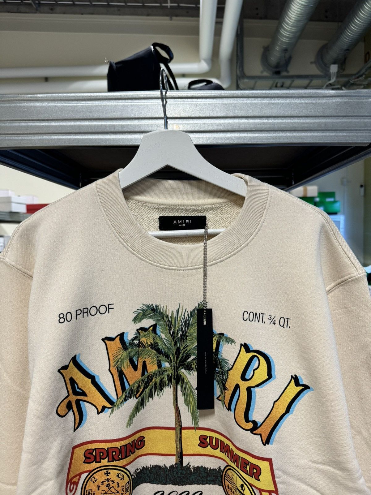 Amiri Amiri Logo Sweatshirt Sweatshirt NEW 900$ Size US L / EU 52-54 / 3 - 3 Thumbnail