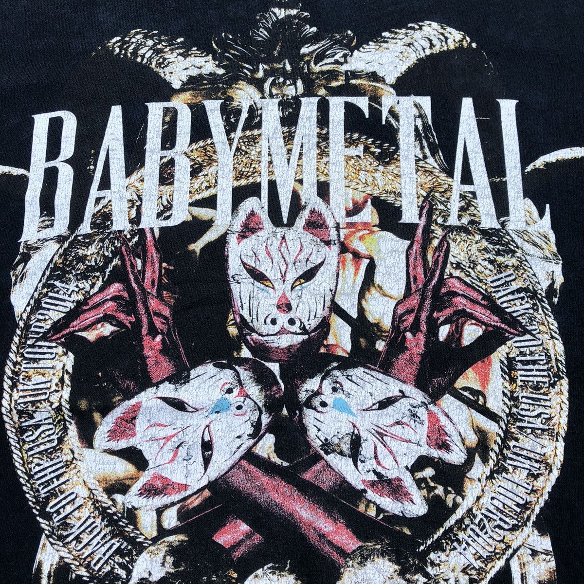 Band Tees × Vintage 🔥Rare🔥🇯🇵Baby Metal Trios Girls Metal Rock Band Promo Tee Size US M / EU 48-50 / 2 - 3 Thumbnail
