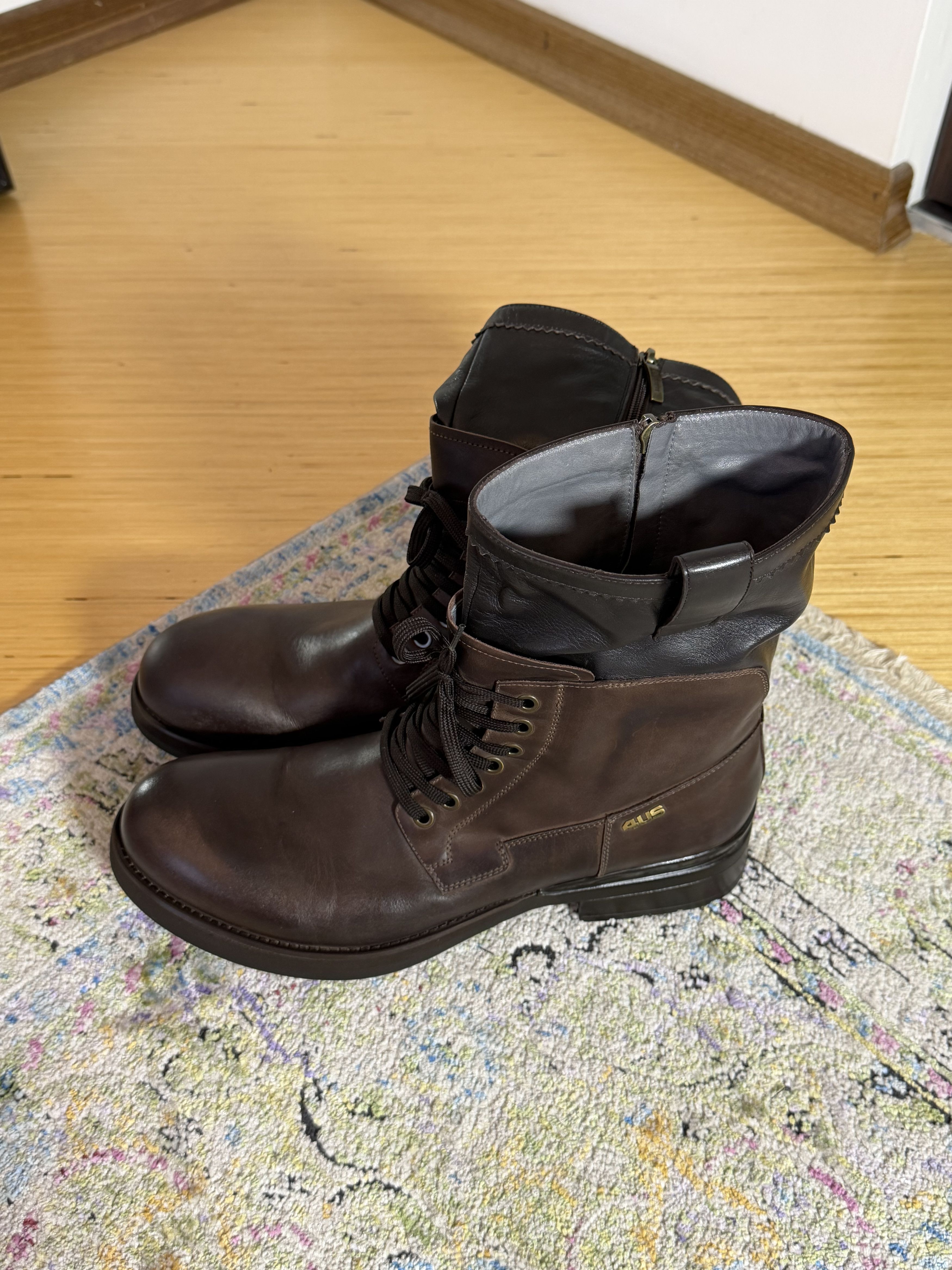 Paciotti Cesare Paciotti 4US Brown Leather Boots 44IT Size US 11 / EU 44 - 3 Thumbnail