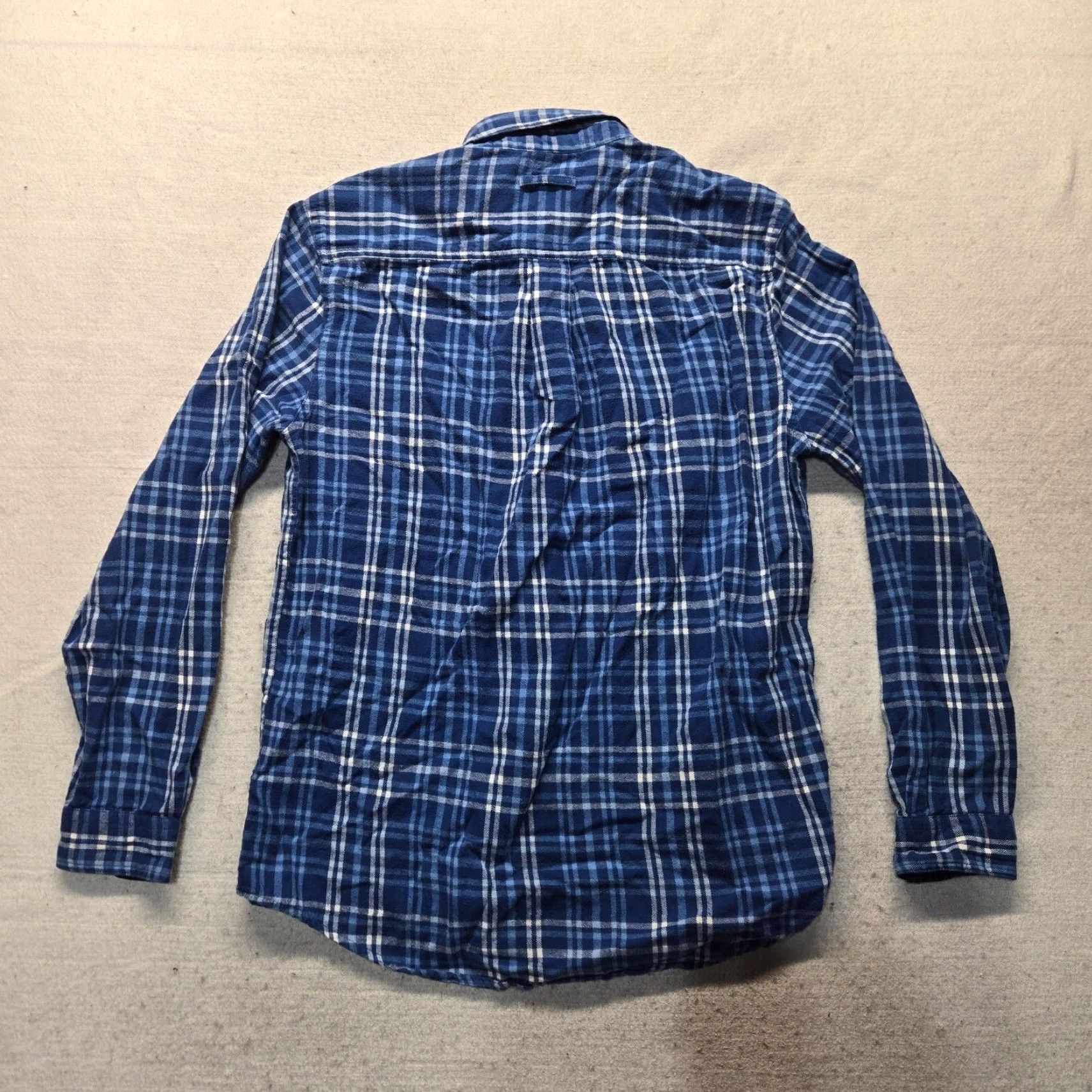 Vintage VINTAGE Boston Traders Flannel Shirt Blue Plaid Long Sleeve Button-Up Men's M Size US M / EU 48-50 / 2 - 7 Thumbnail