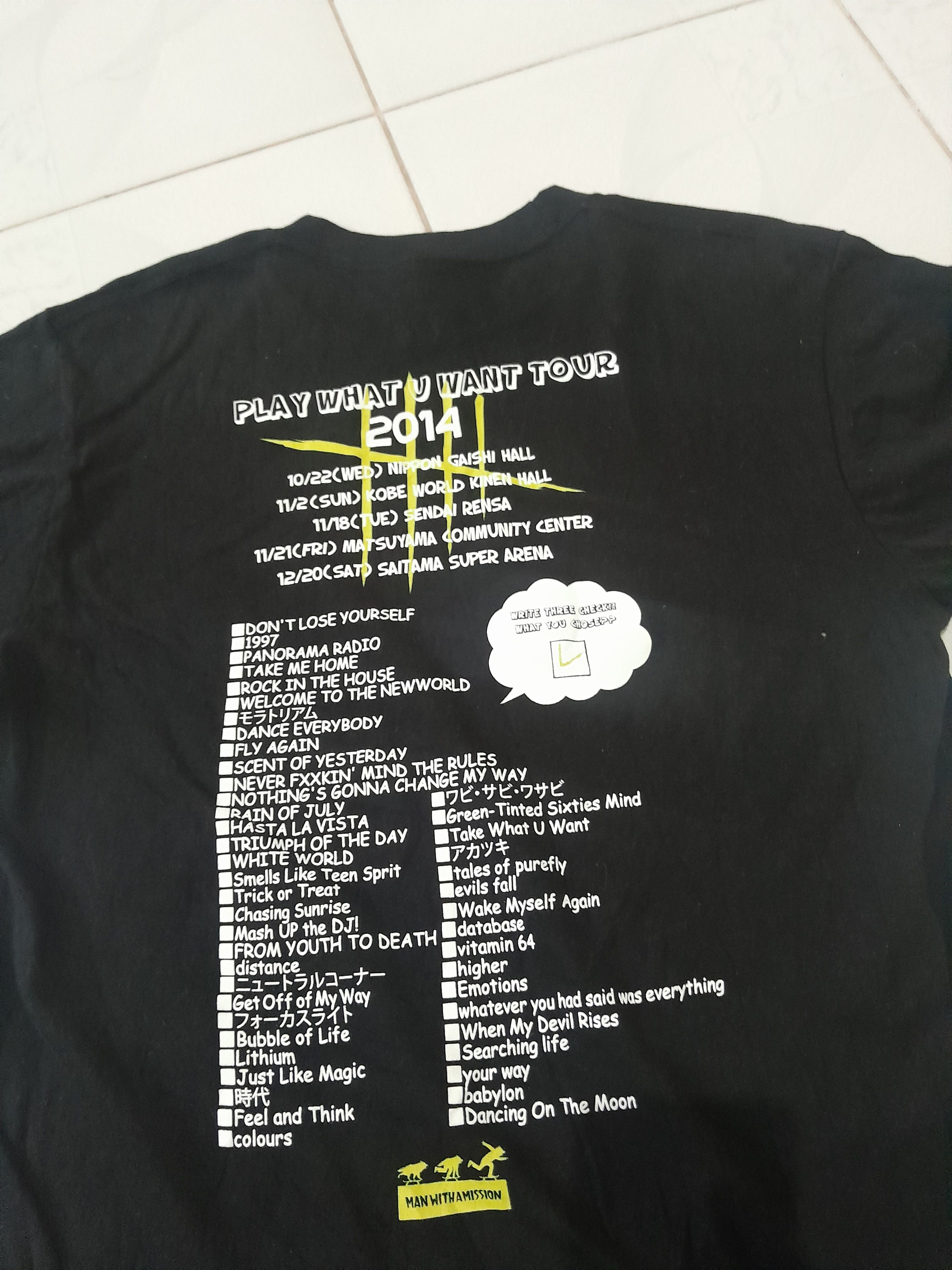 Band Tees 💥FINAL DROP💥A MAN WITH MISSION JAPANESE BAND Size US M / EU 48-50 / 2 - 3 Thumbnail