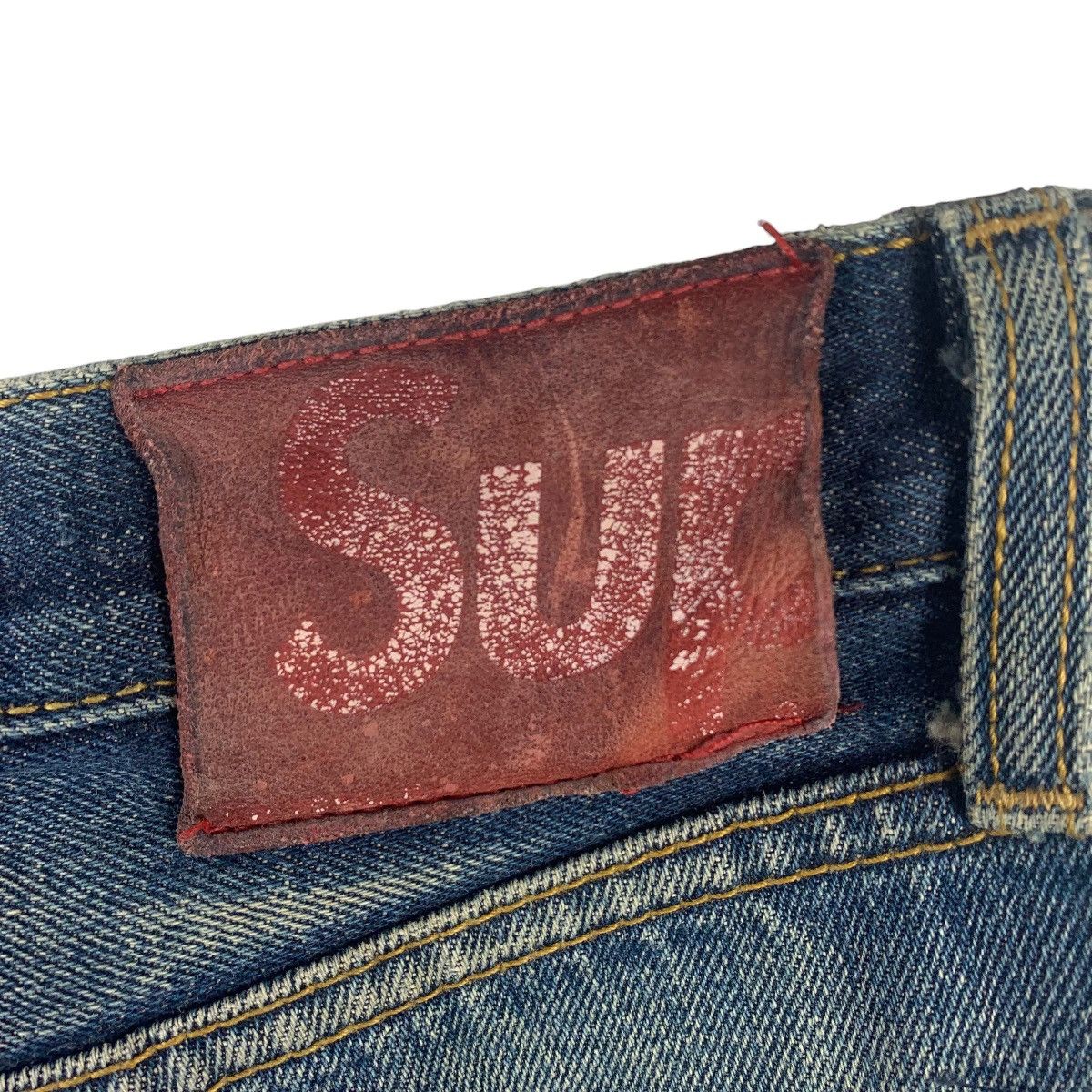 Supreme × Vintage Vintage SUPREME usa blue jeans Size US 32 / EU 48 - 21 Thumbnail
