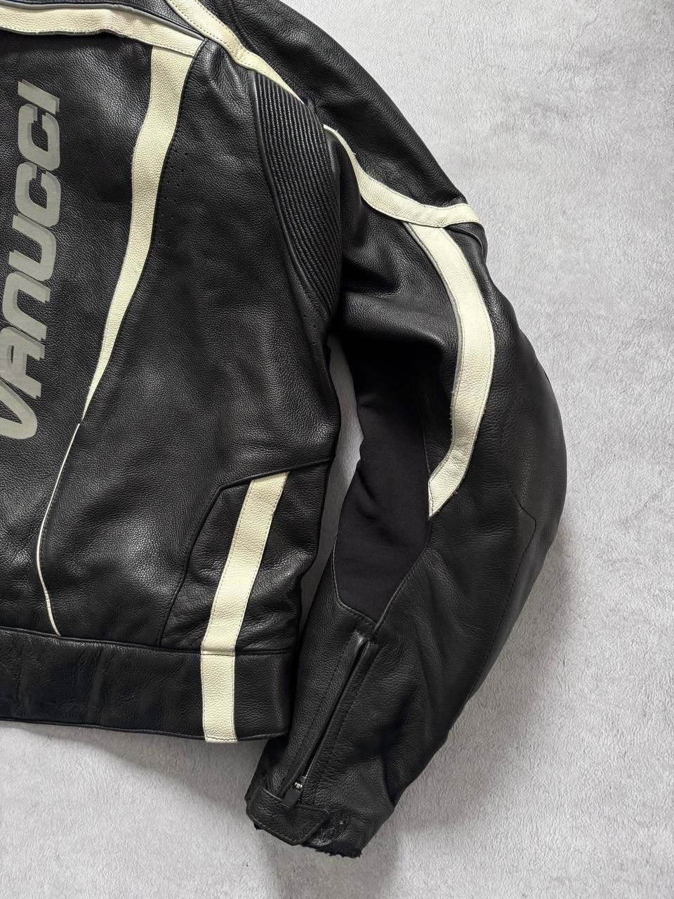 Other Vanucci Moto Racing Leather Jacket With Protectors Size US L / EU 52-54 / 3 - 5 Thumbnail