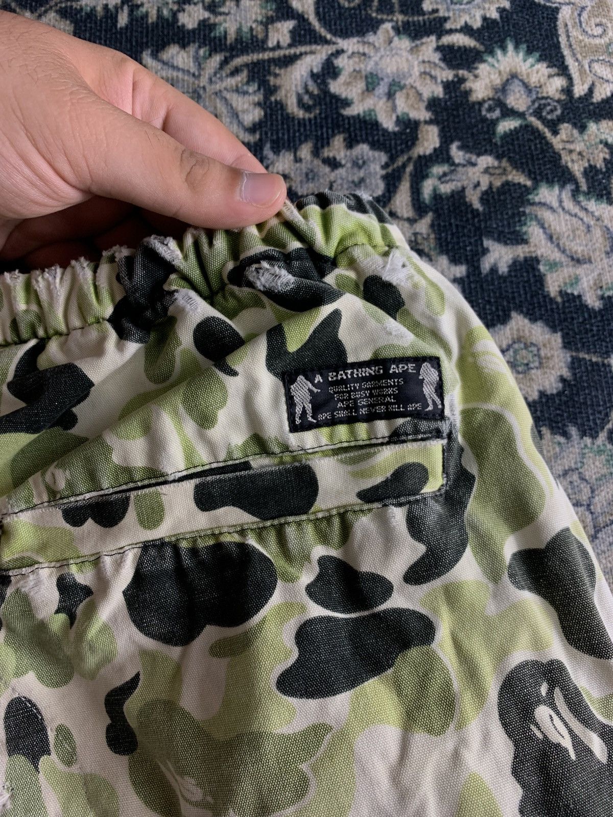 Japanese Brand A Bathing Ape Camo cargo short pant Size US 35 - 11 Thumbnail