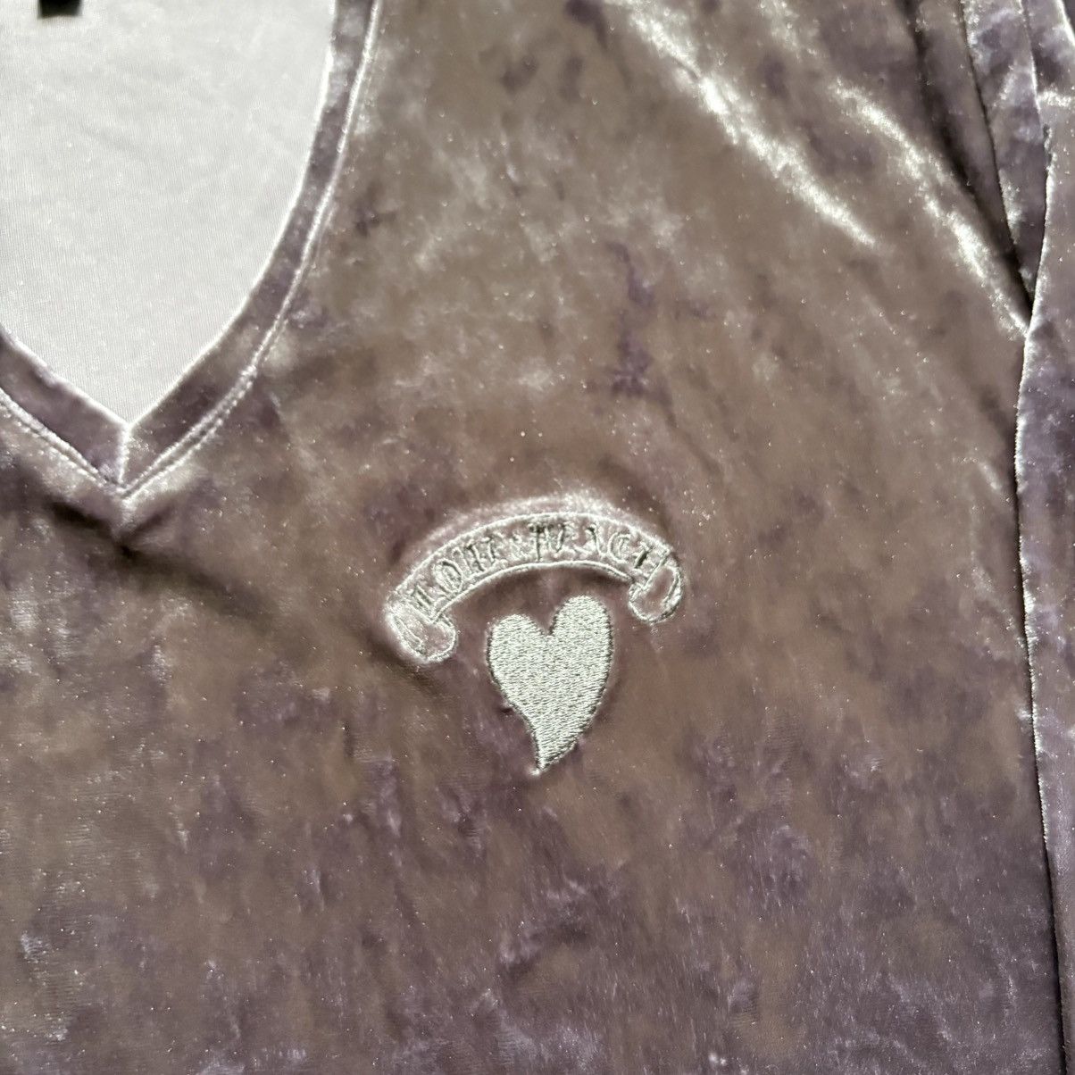 Roen Roen x Semantic Design Velour Heart Long Sleeve T-Shirt Size US M / EU 48-50 / 2 - 3 Thumbnail