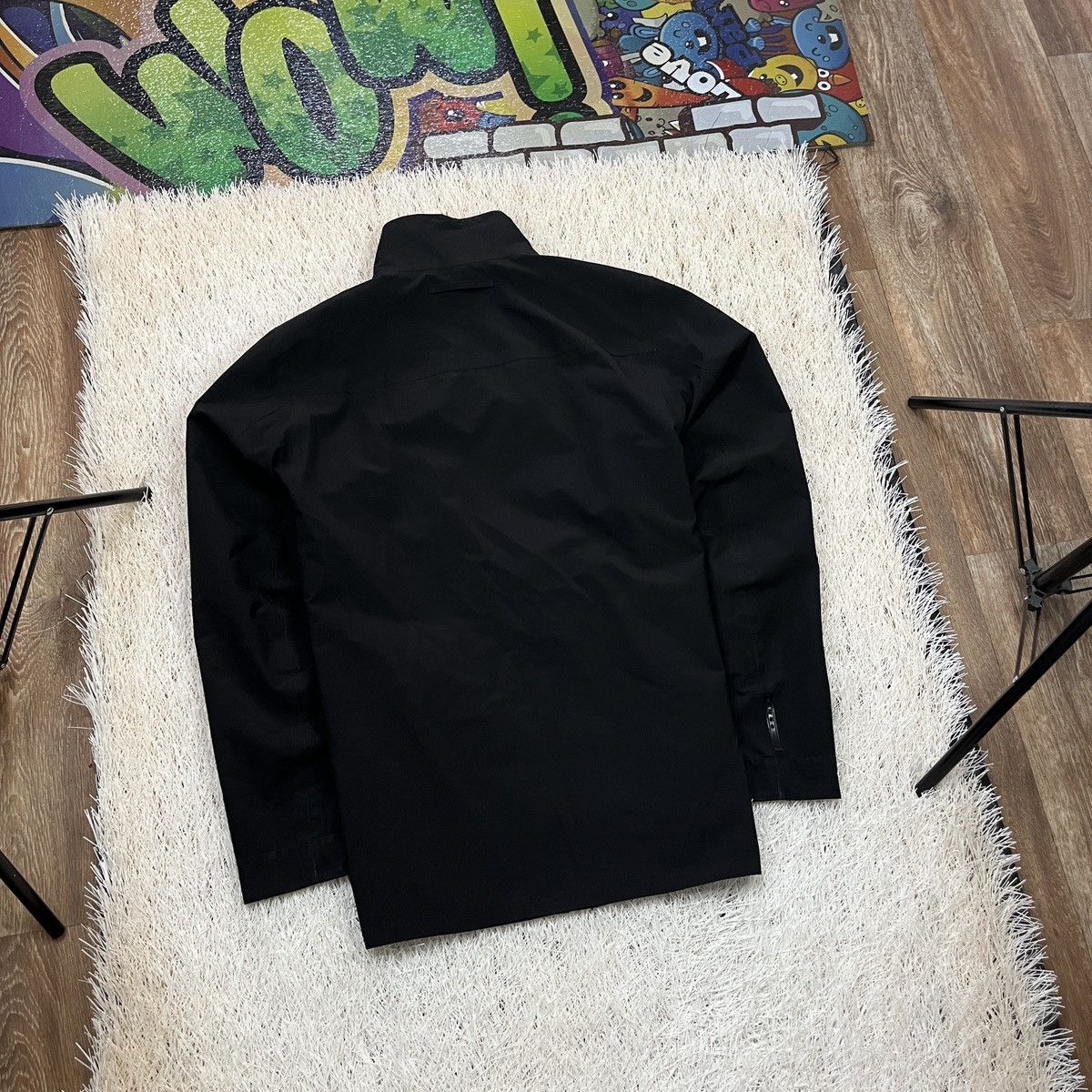 Prada Vintage Prada Black Nylon Bomber Jacket Sport Gore-Tex Size US L / EU 52-54 / 3 - 14 Thumbnail