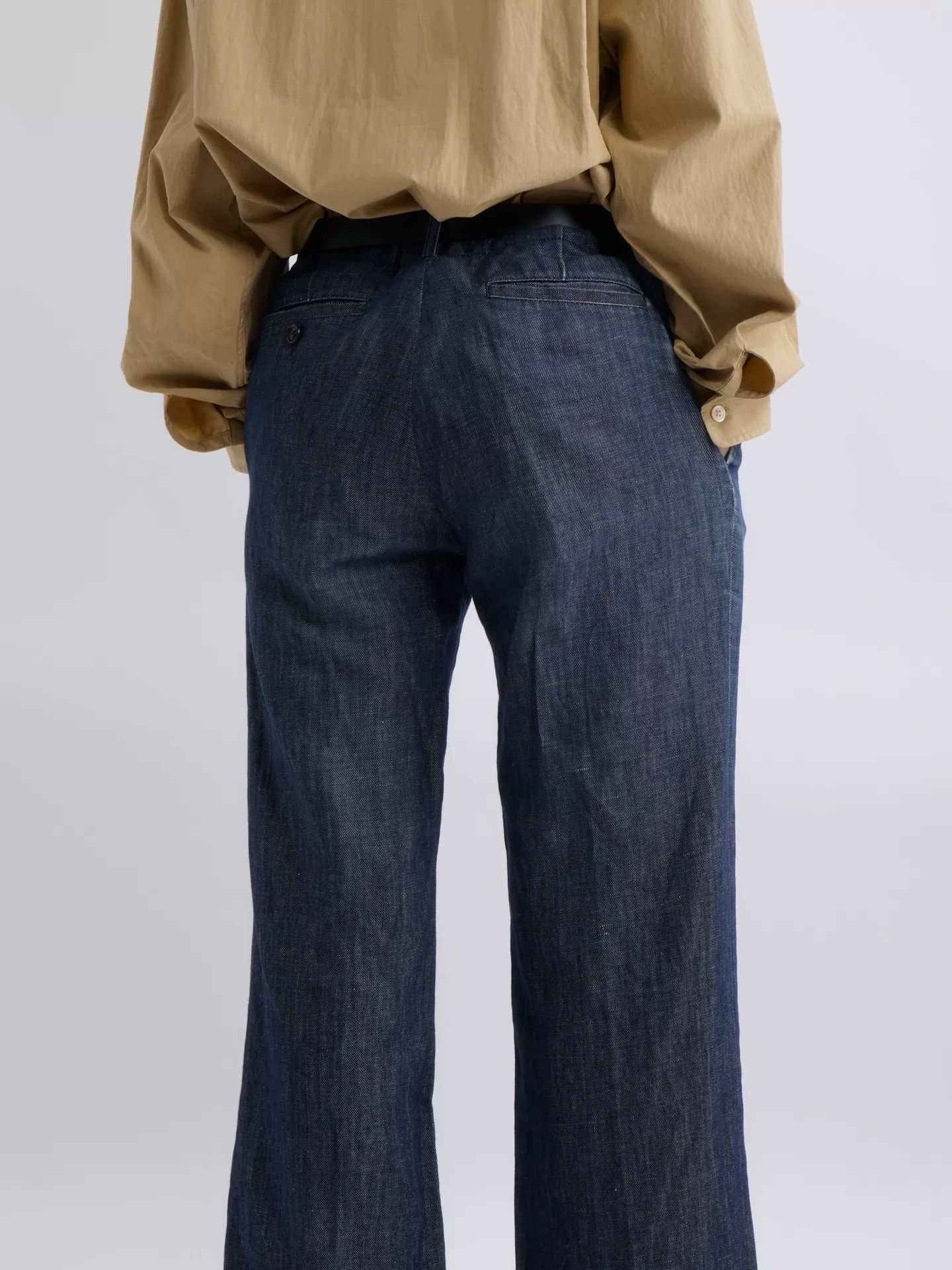 Junya Watanabe JUNYA WATANABE 2008 Spring Linen-Cotton Straight Jeans Size US 32 / EU 48 - 6 Thumbnail