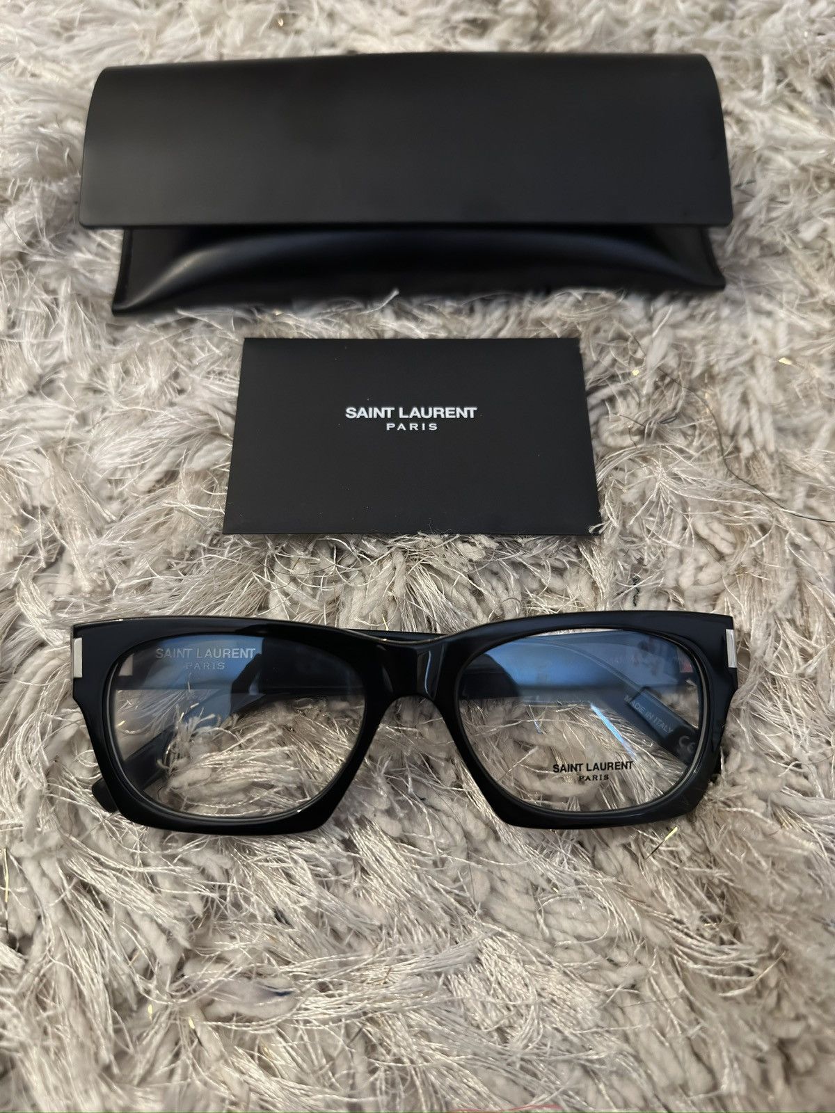 Saint Laurent Paris Saint Laurent Square Frames Size ONE SIZE - 1 Thumbnail