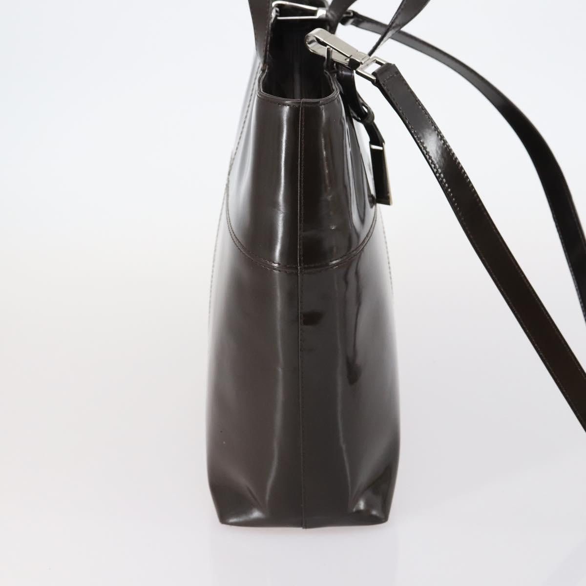 Gucci GUCCI Hand Bag Patent Leather Brown Size ONE SIZE - 5 Thumbnail