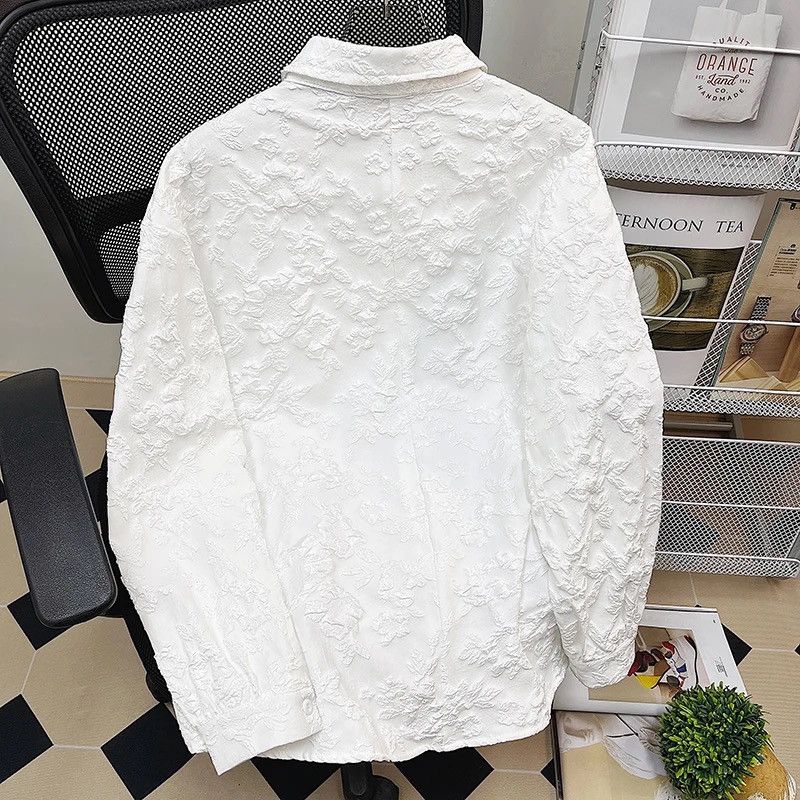 Japanese Brand × Vintage Streetwear Japanese Retro Style Shirt Long Sleeve Size US L / EU 52-54 / 3 - 4 Thumbnail