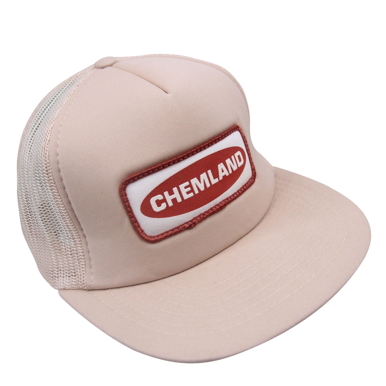 Vintage Vintage K-products Chemland Patch Mesh Trucker Hat Size ONE SIZE - 2 Thumbnail