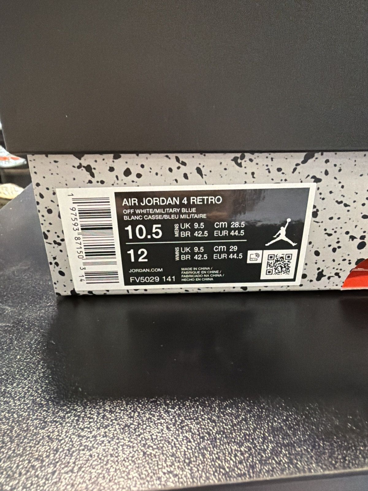 Jordan Brand Jordan 4 Military Blue Size-10.5 Brand New Quick Shipping Size US 10.5 / EU 43-44 - 9 Thumbnail