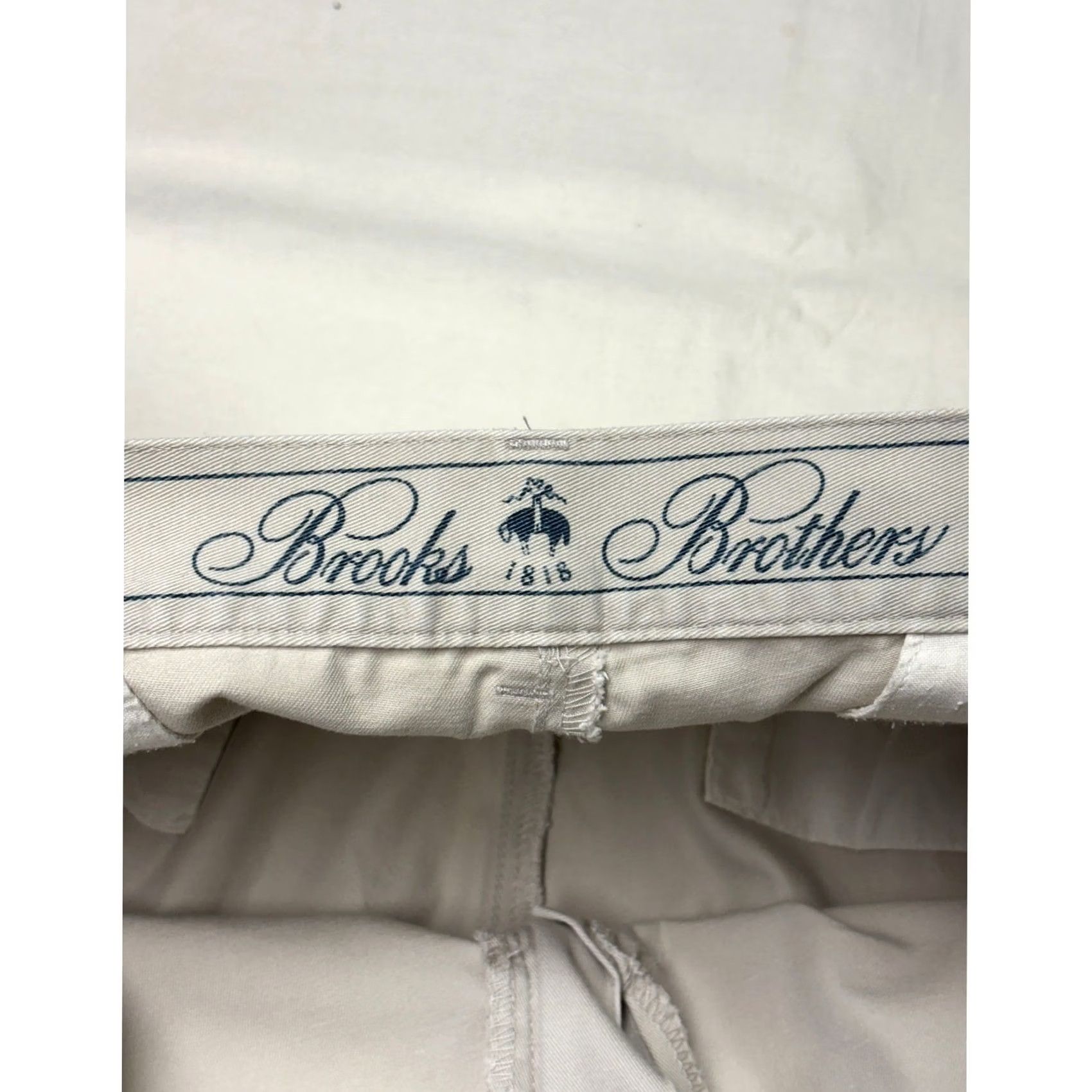 Brooks Brothers VINTAGE Brooks Brothers Mens Khaki Pleated Casual Pants 38x32 Cotton Size US 38 / EU 54 - 5 Thumbnail