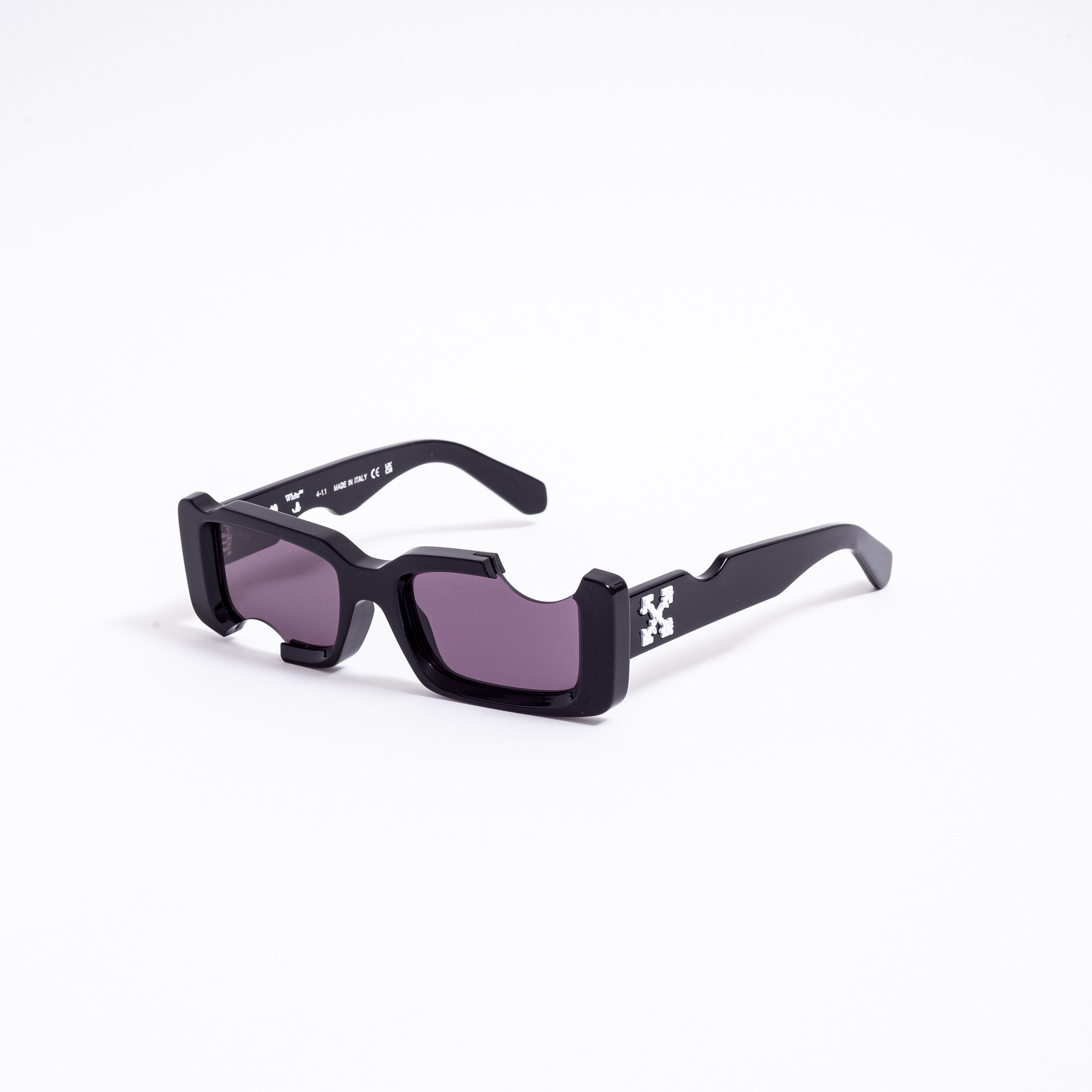 Off-White OFF WHITE Cady Cut-Out Rectangular-Frame Sunglasses Size ONE SIZE - 1 Thumbnail