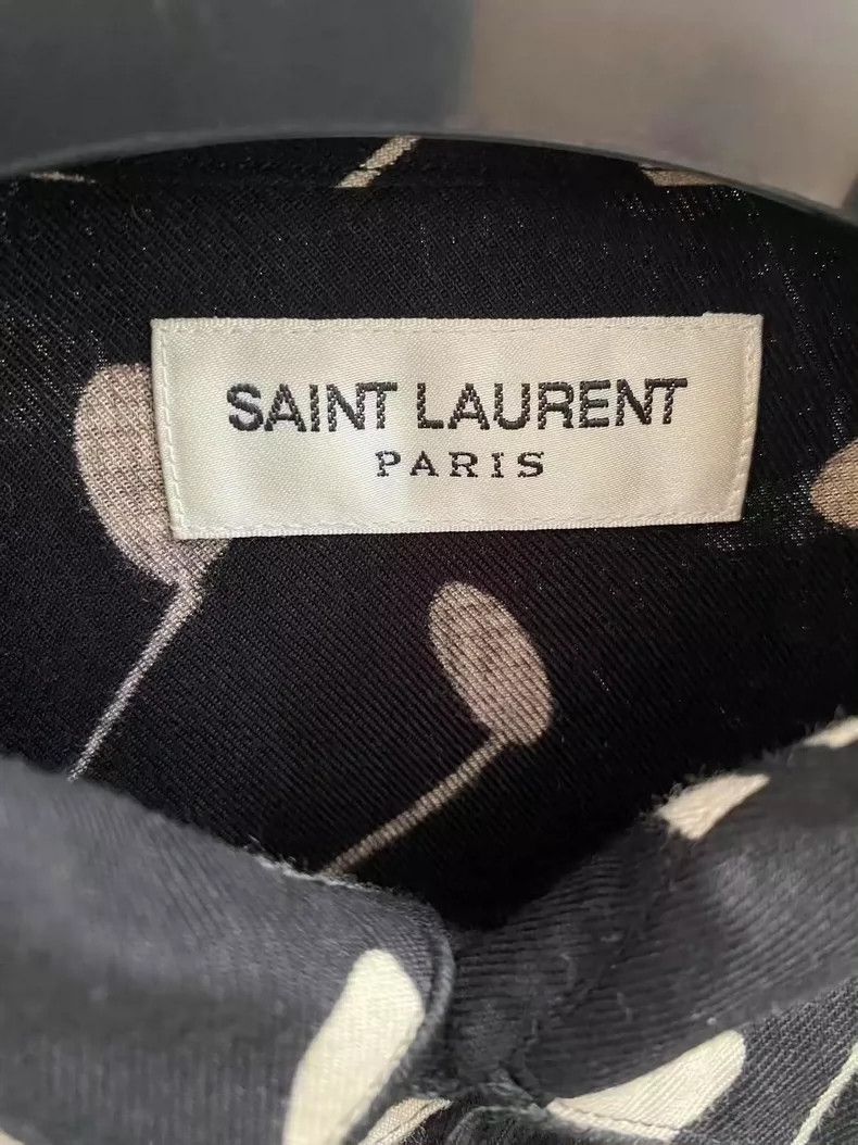 Saint Laurent Paris Saint Laurent Paris16FW Court Note Shirt 2504-Nextarrow Size US XS / EU 42 / 0 - 2 Thumbnail